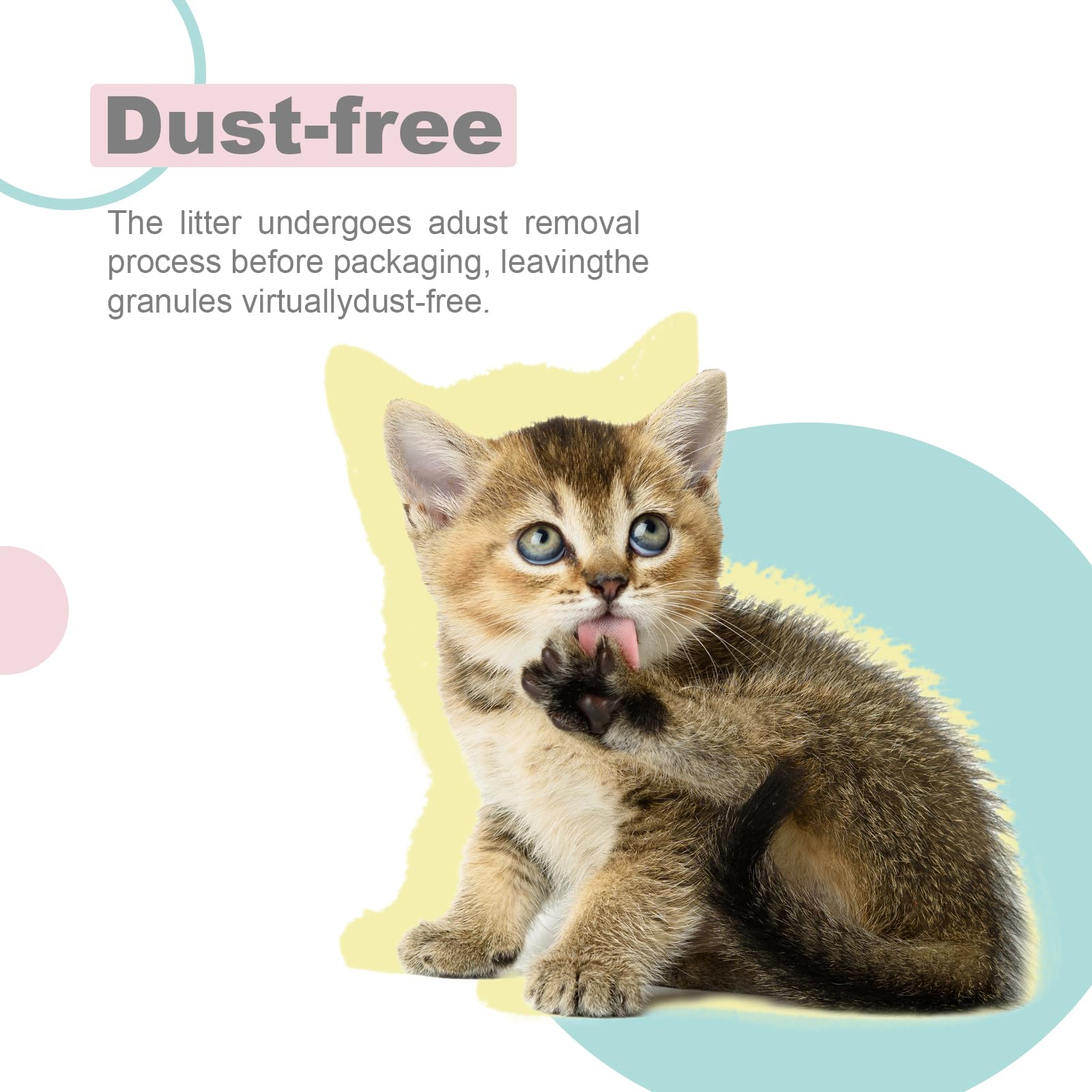 Cat Litter Pellets 18 Lbs, Generic Litter Pellets Refills Exclusively For Dual-Layer Litter Box Systems, Dehydrating Pellets, Ze