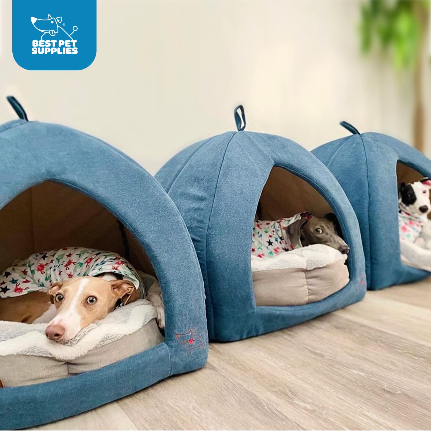 Pet Tent-Soft Bed for Dog and Cat by Best Pet Supplies - Navy, 19 x 19 x H:19