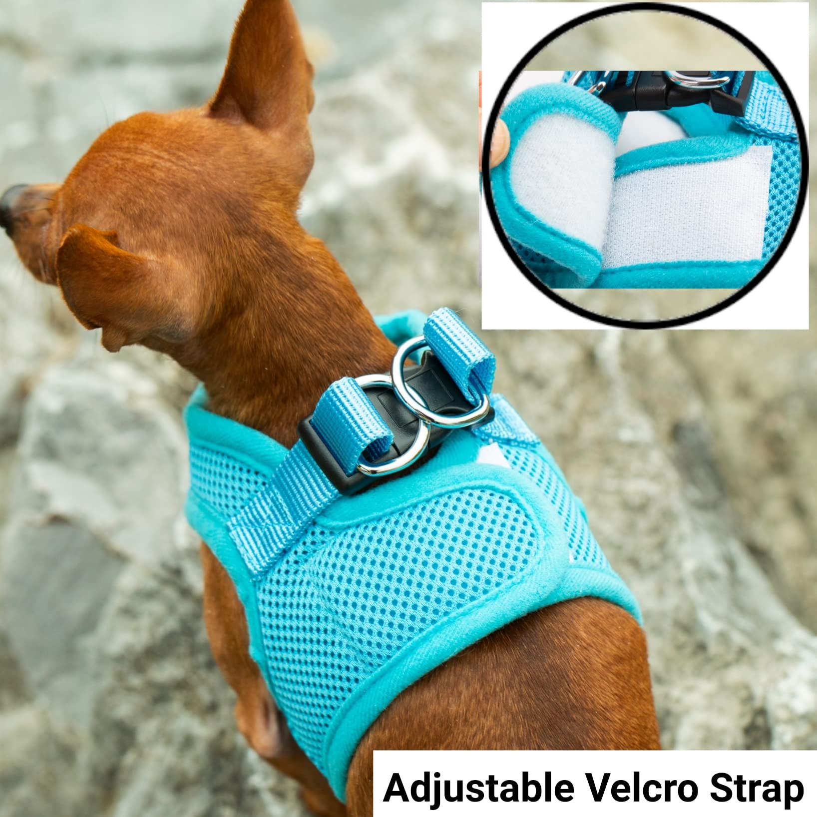 Mr. Peanut's PupTrek Small Dog/Cat Soft Mesh Step In Harness Vest