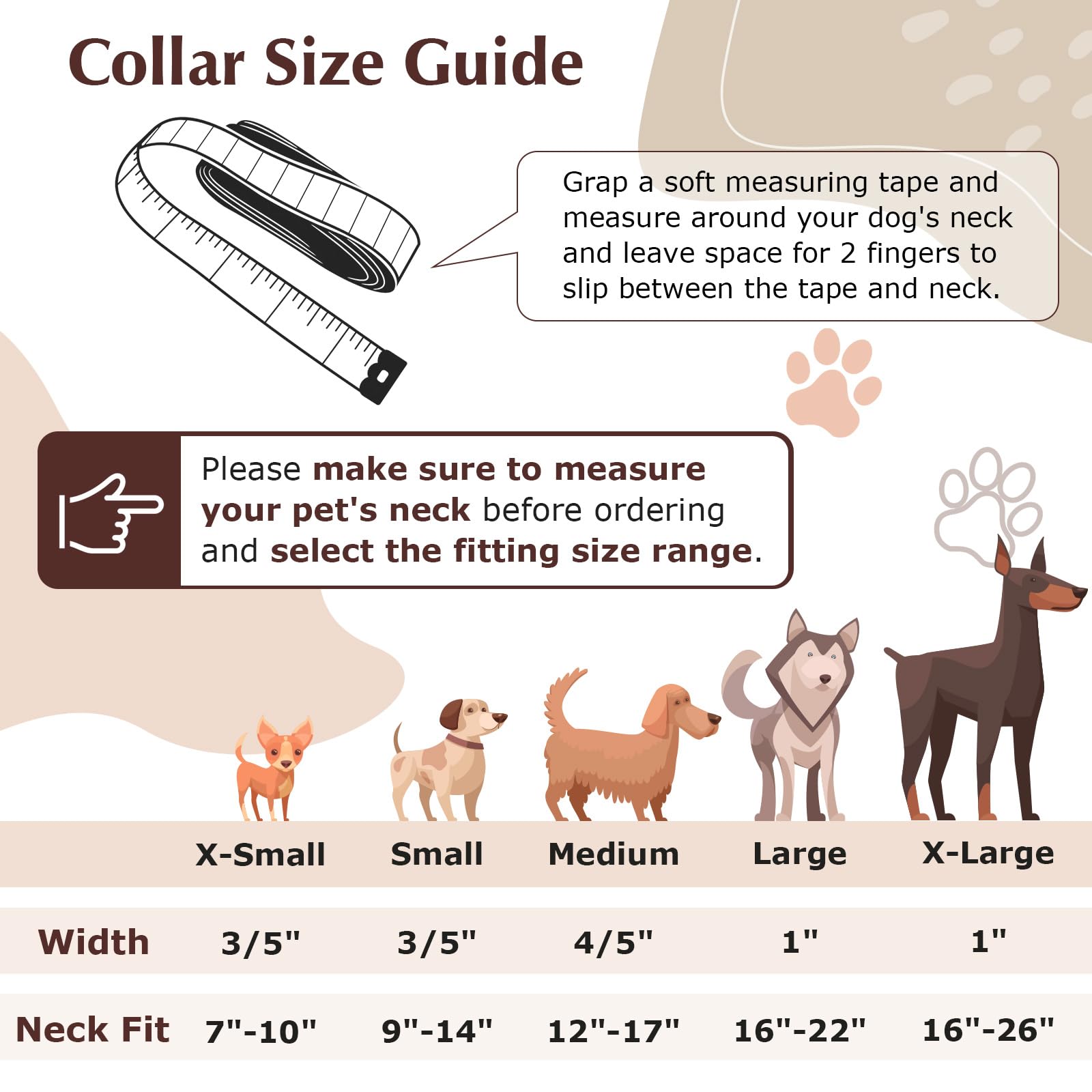 ONEFOJOJO Bohemian Floral Dog Collar - Soft Nylon Adjustable Collar for Medium Dogs, Quick-Release Buckle, Durable Pet Collar fo