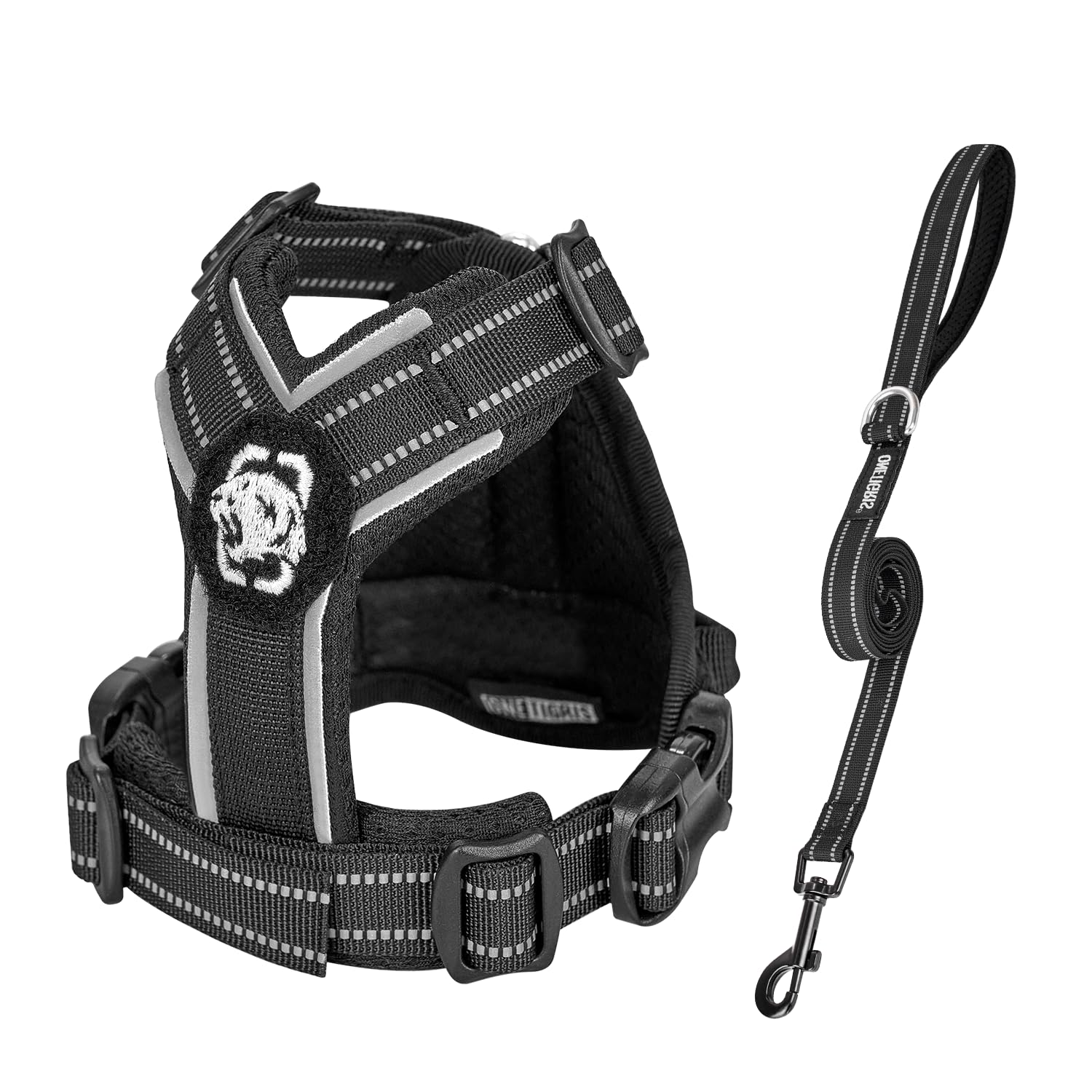 Onetigris Dog Harness For Small Medium Dogs No Pull, Puppy Harness And Leash Set, Easy Walk Dog Harness For Walking, Running, Tr