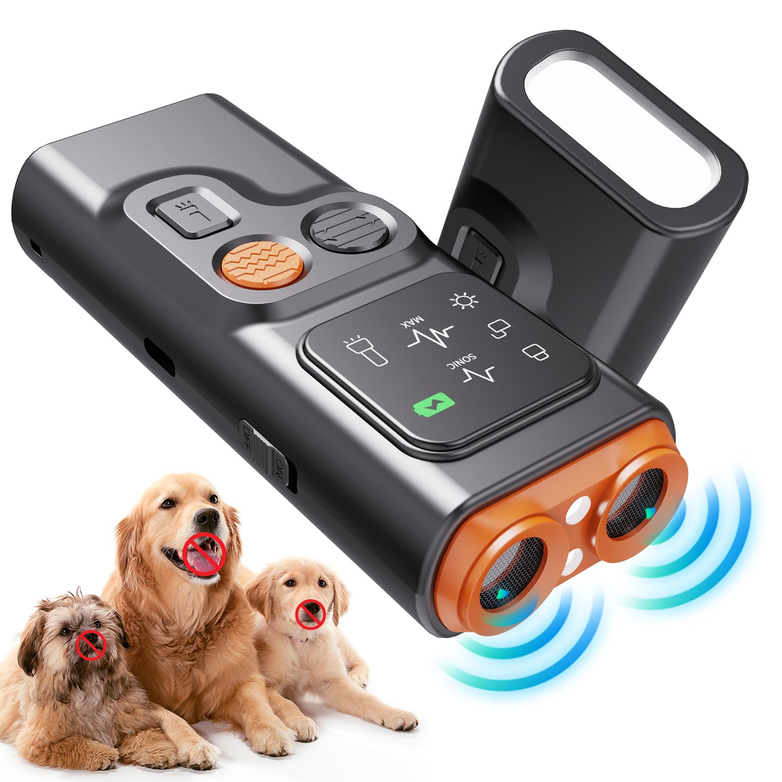 Barkguard - Bark Guard Anti Barking Device For Dogs, 2024 Upgraded Dog Bark Deterrent Devices Can Stop Bad Behavior With Hd Disp