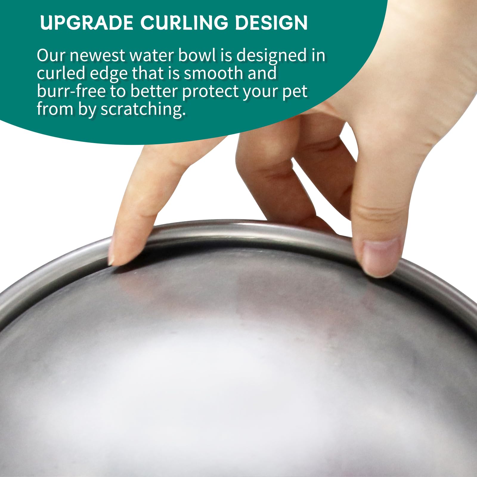 Automatic Dog Water Bowl Dispener, 304 Stainless Steel Water Feeder Trough for Livestock, Goat,Chicken Horse,Automatic Animal Dr