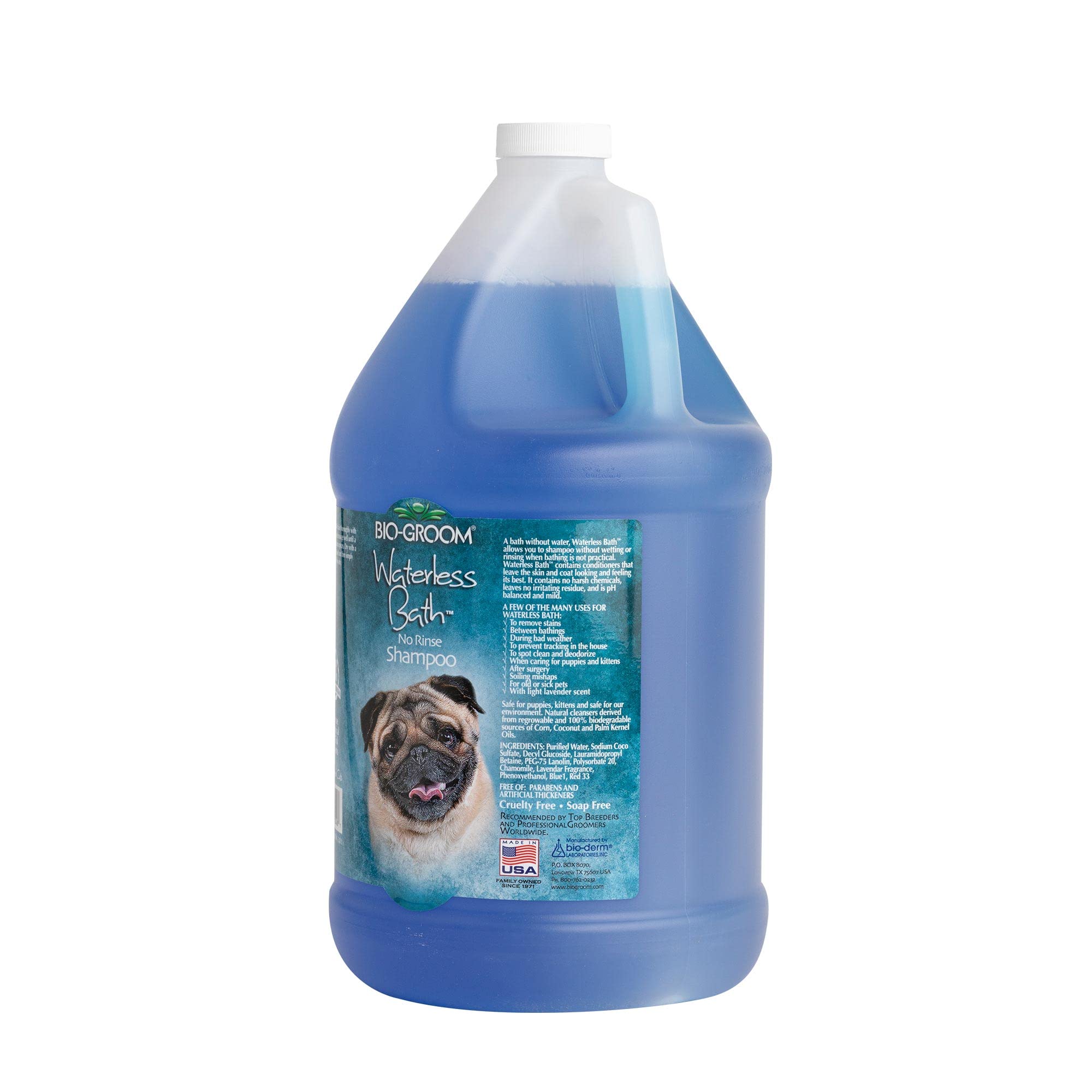 Bio-Groom Waterless Dog Shampoo - Tearless, No-Rinse, Dog Bathing Supplies, Puppy Wash, Cat & Dog Grooming Supplies, Cruelty-Free, Made In Usa, Dry Shampoo Spray, Dog Products - 1 Gallon