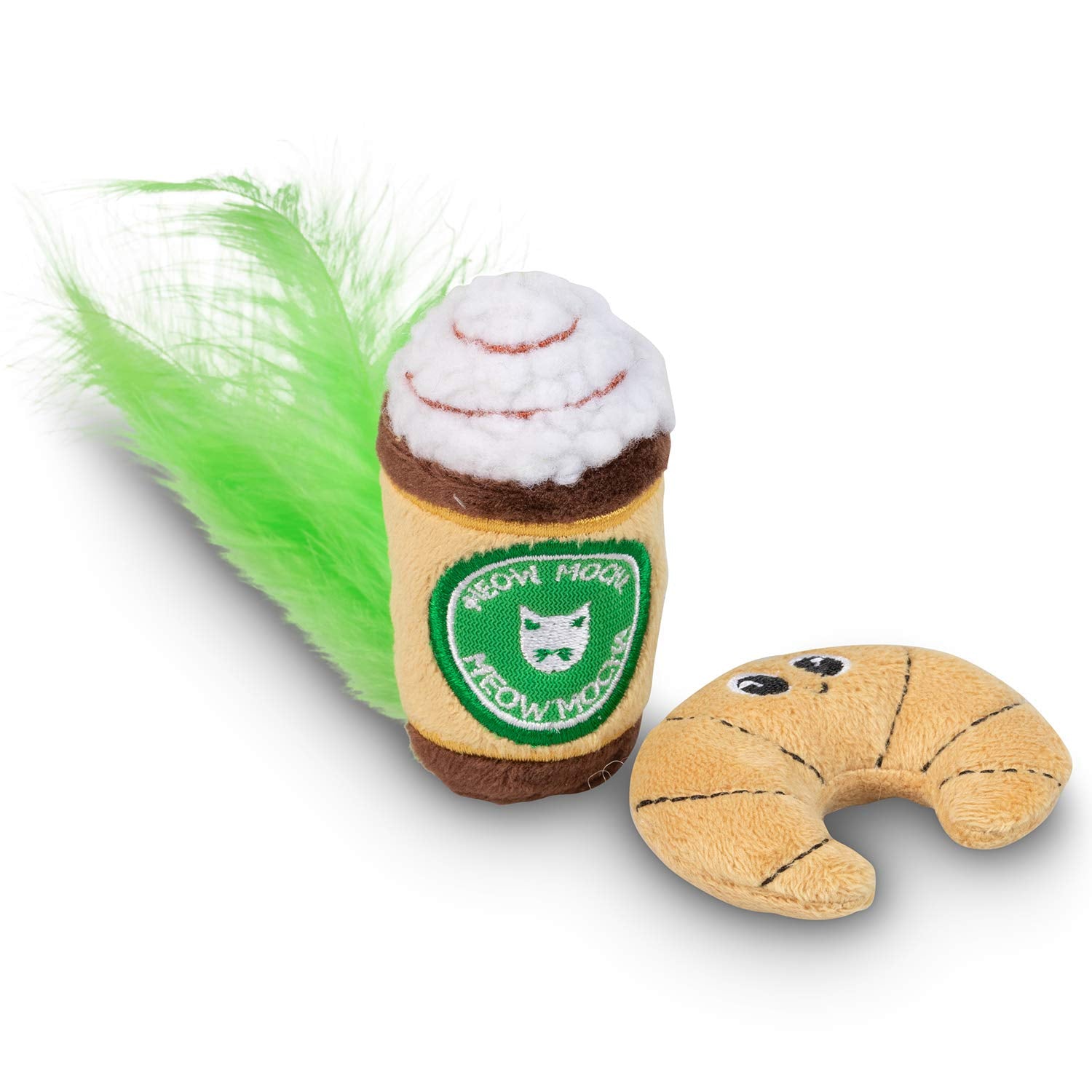 Pet Craft Supply Silly Snacks and Funny Food Crinkle Cuddling Catnip and Silvervine Interactive Cat Toys - Great for Indoor Cats