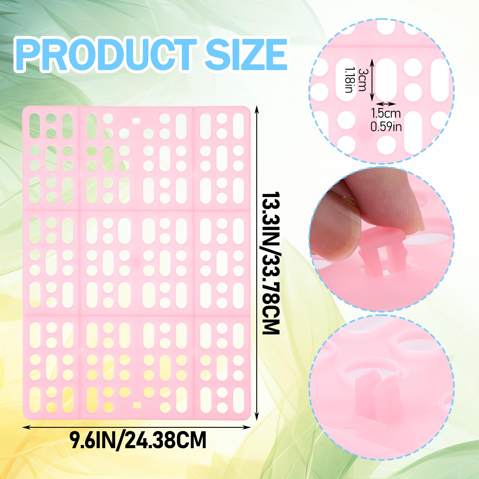 Lemecima 15 Pieces Plastic Rabbit Cage Mat Durable Rabbit Feet Pad Small Animal Feet Pad Cage Resting Mat With A Convenient Conn