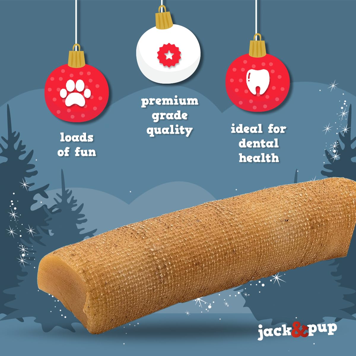 Jack&Pup Yak Cheese Himalayan Dog Chews | Dog Yak Chews for Large Dogs Aggressive Chewers | Hard Yak Cheese Stick (9oz, 3 Pack)