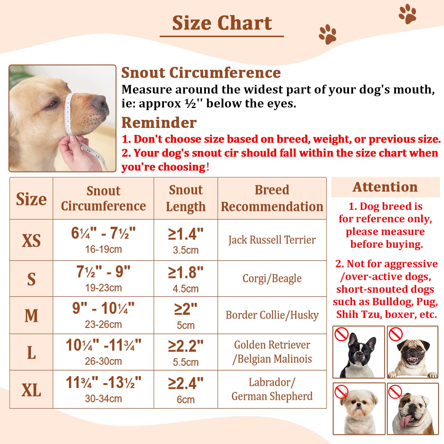 Mayerzon Dog Muzzle, Breathable Mesh Puppy Muzzles For Small Medium Large Dogs Jack Russell Terrier Dachshund Beagle Golden Retriever For Biting Chewing Grooming, With Adjustable Hook And Loop