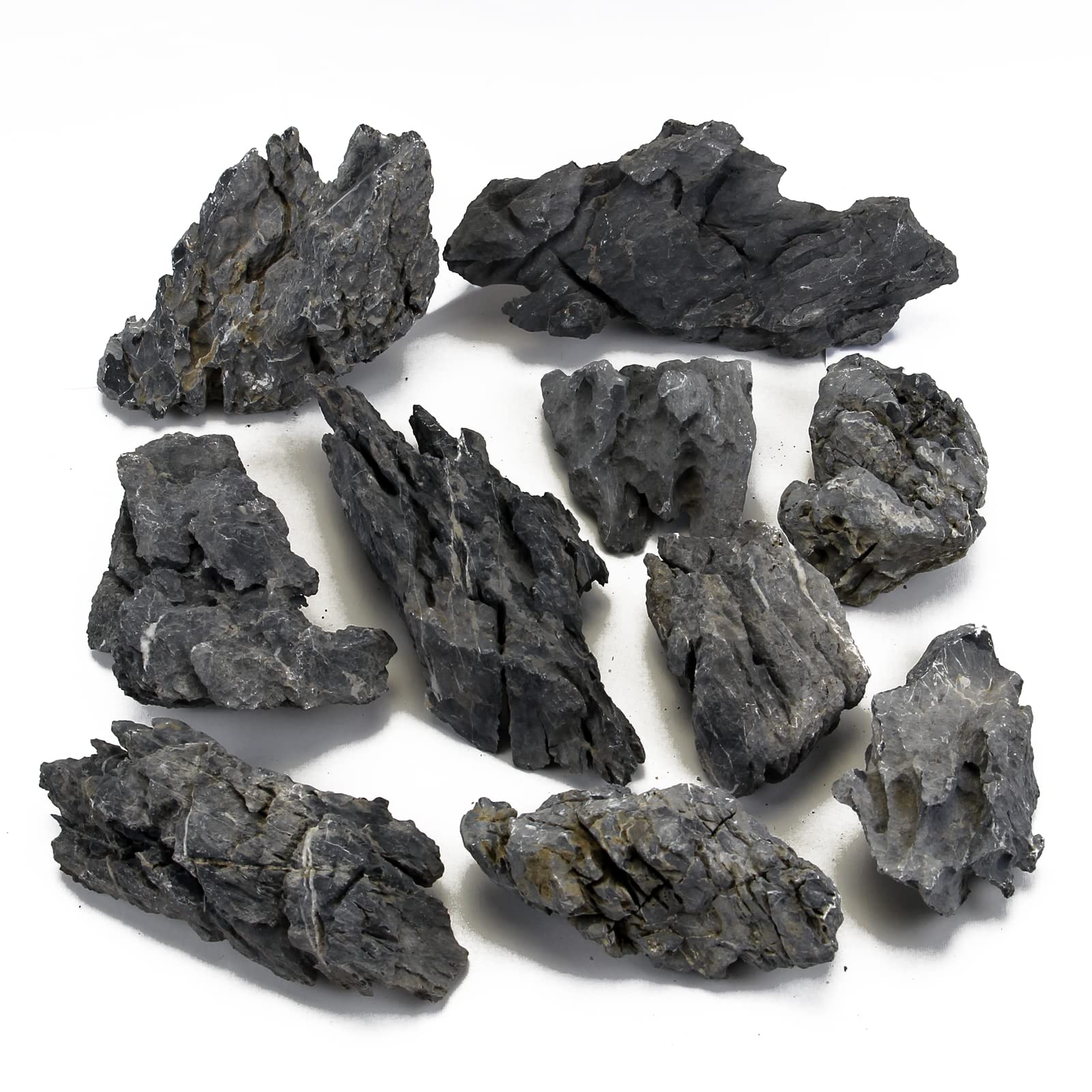 Kingrui Natural Aquarium Rocks Seiryu Rock Stone,Dragon Stone,Suitable For Aquarium Landscaping Models And Fish Tank Decoration,