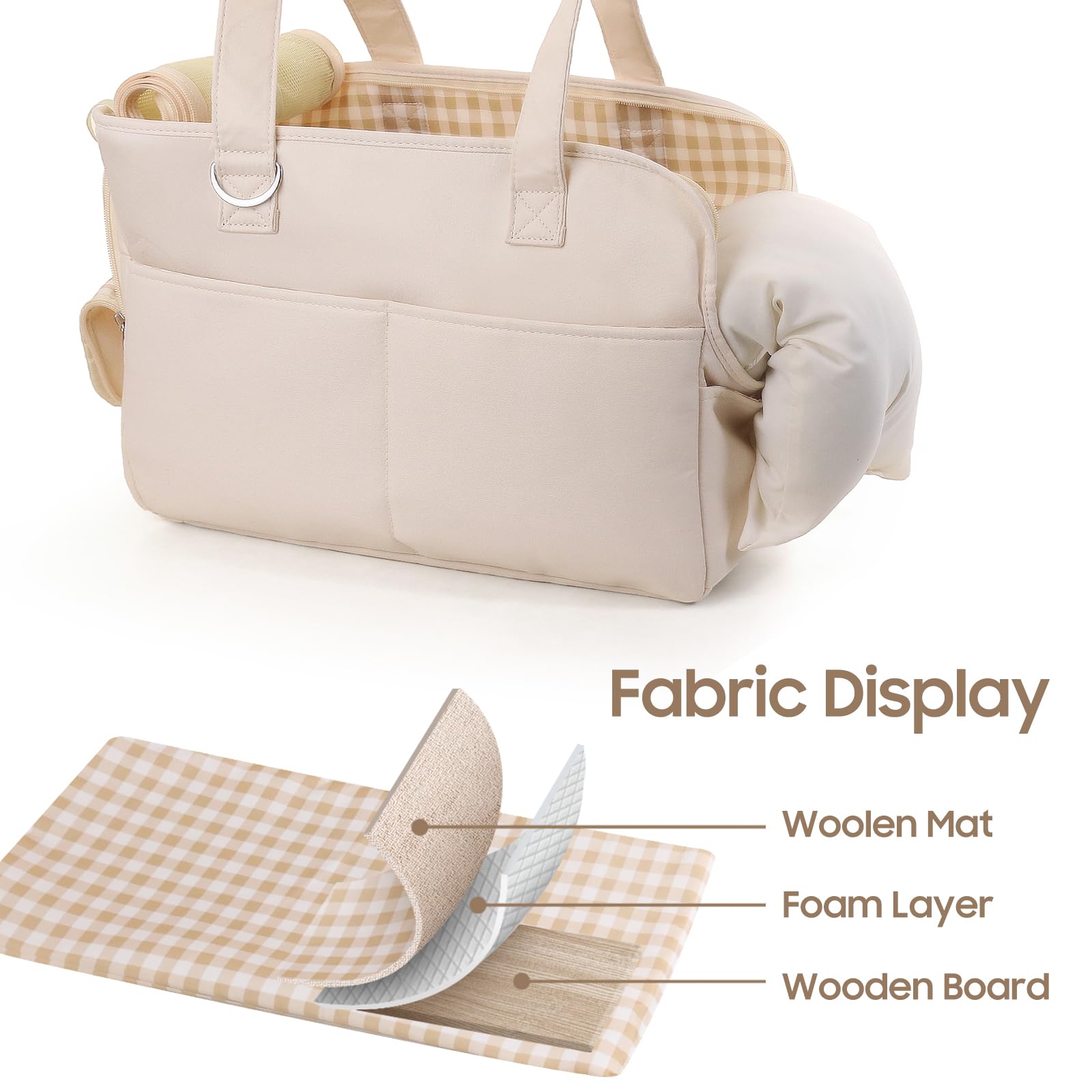 Jourcraf Dog Purse Carrier For Small Dogs, Soft Soft Sided Folding Dog Carriers For Small Dogs Medium Cats Puppies Up To 15 Lbs,