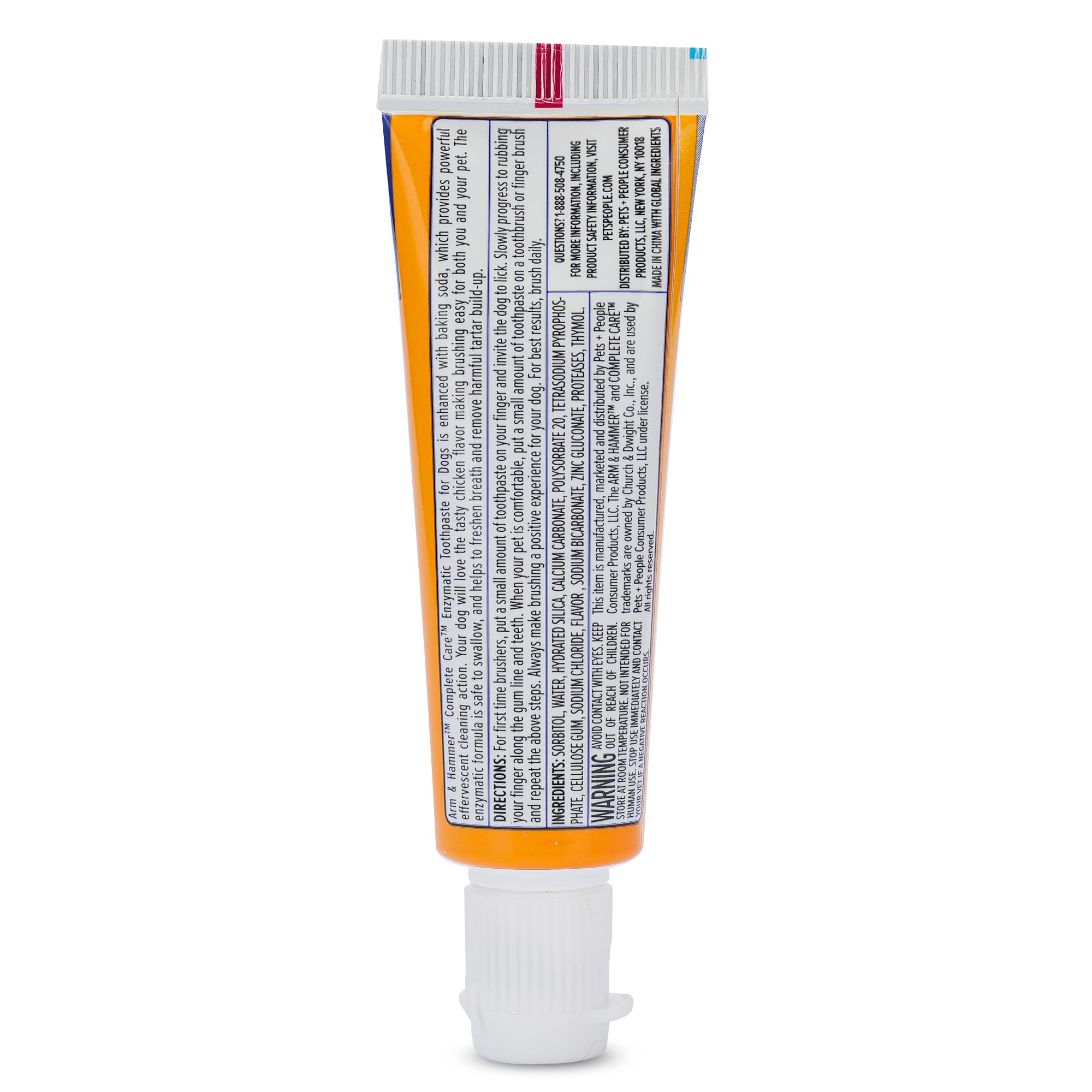 Arm & Hammer Complete Care Dog Dental Kit, Chicken Flavor - Includes Enzymatic Dog Toothpaste and Toothbrush for Dogs - Baking S