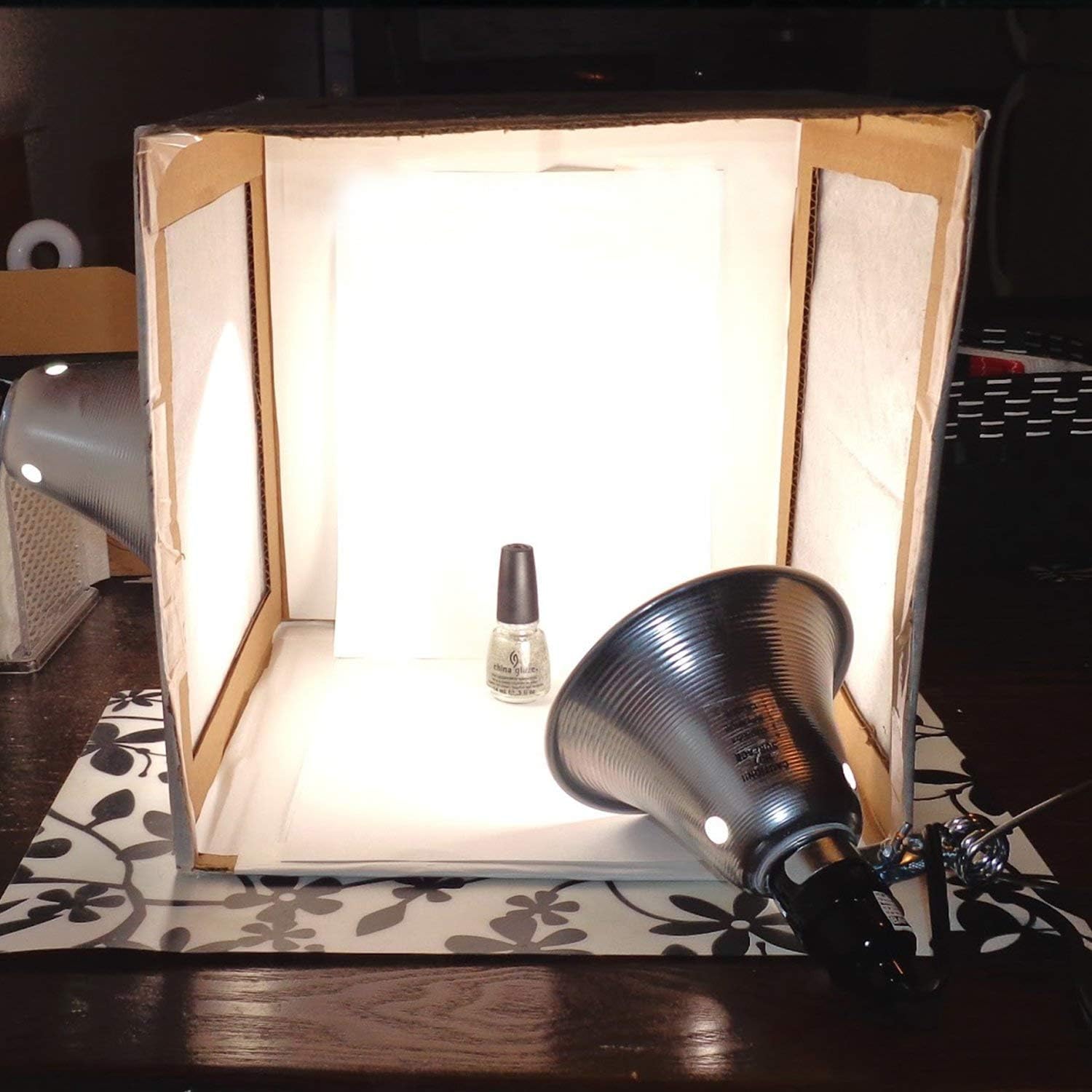 Simple Deluxe Clamp Lamp Socket - 5.5 Inch Aluminum Reflector, Max 60W, 6ft Cord, Silver