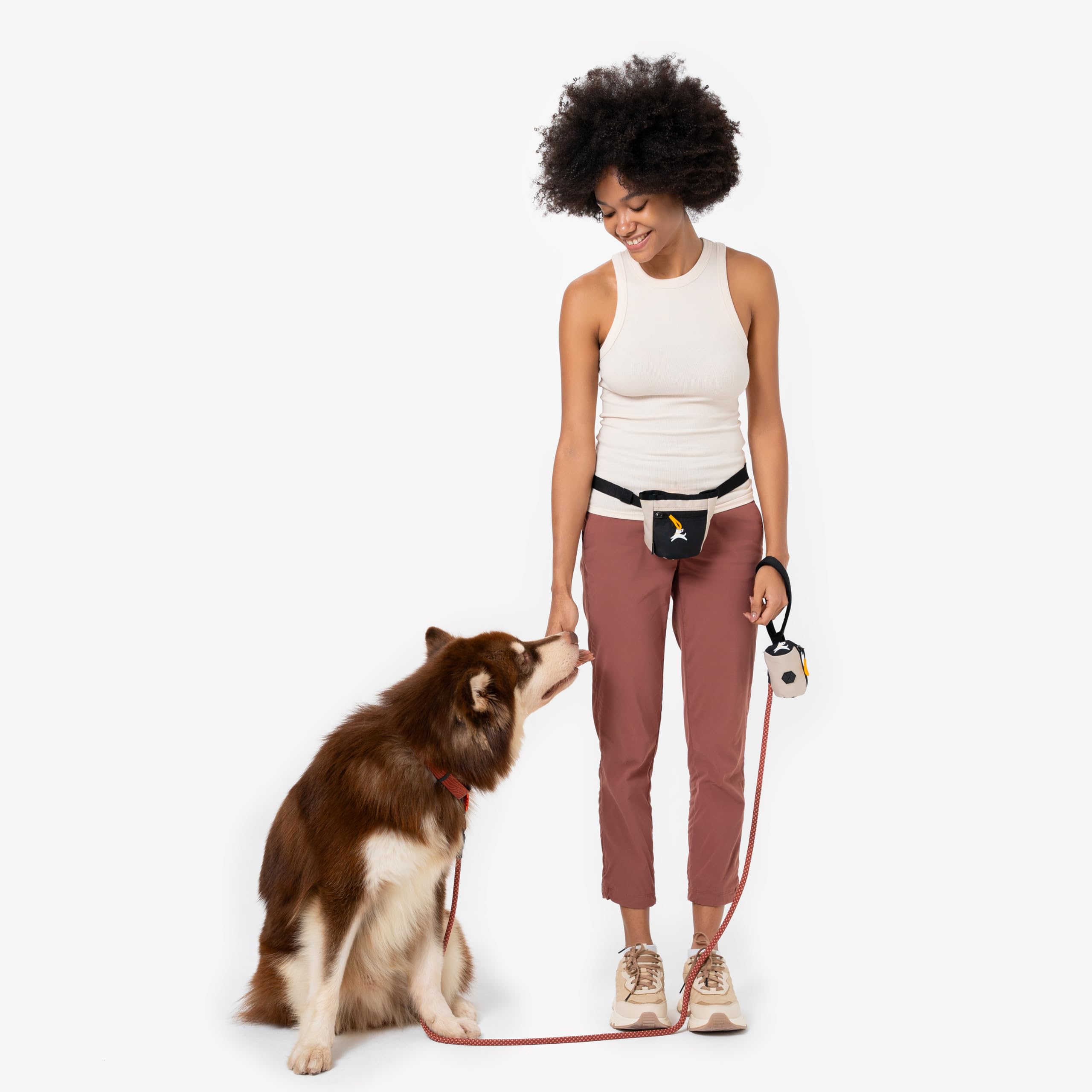 OllyDog Scoop Pick Up | Dog Poop Bag Holder | Lightweight & Water-Resistant Dispenser | Leash Attachment for Hands-Free Carry |