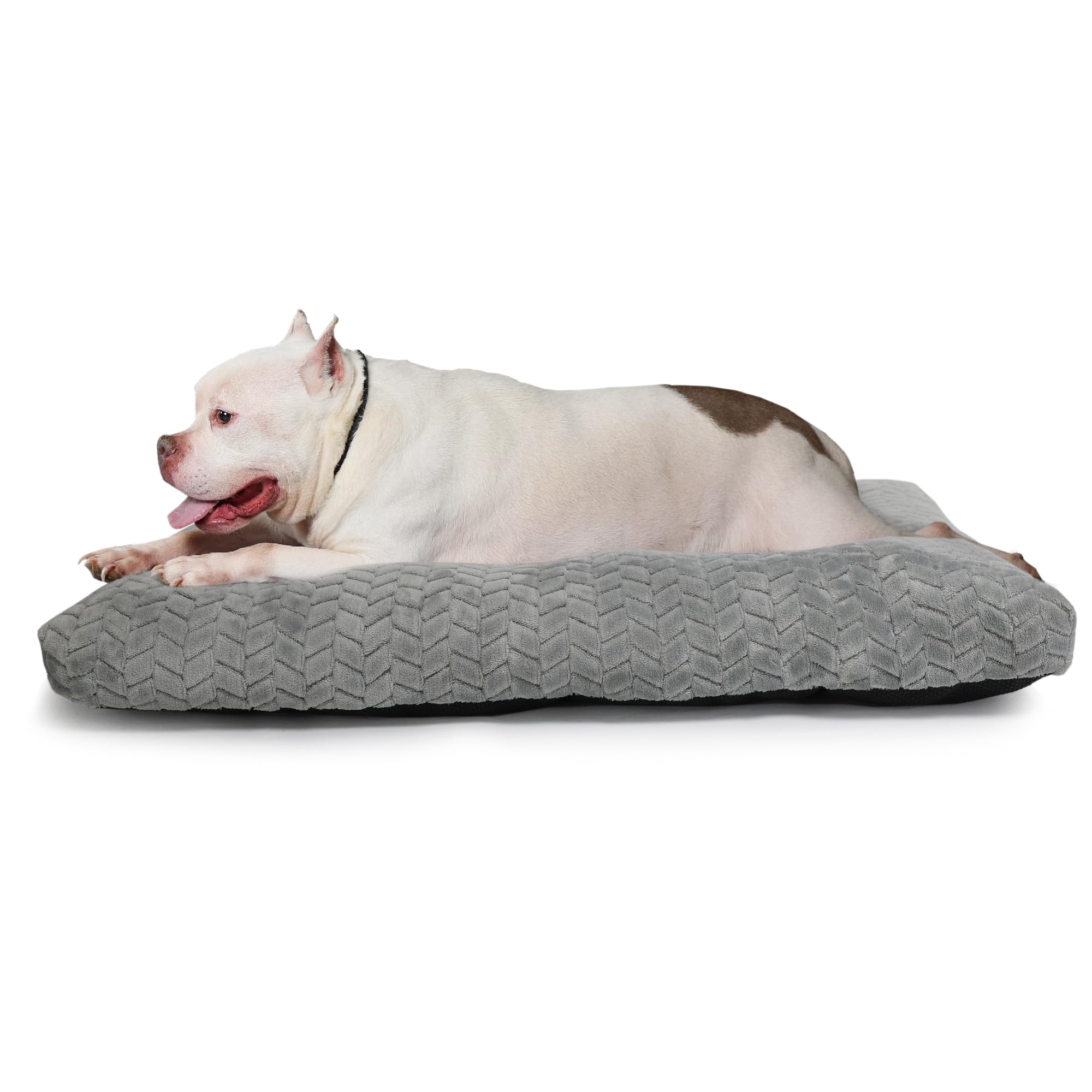 Dog Bed For Large Dogs Crate Pad Washable 36Inch Kennel Bed For Cages With Anti-Slip Soft And Fluffy Comfy Sleeping Cushion Mats
