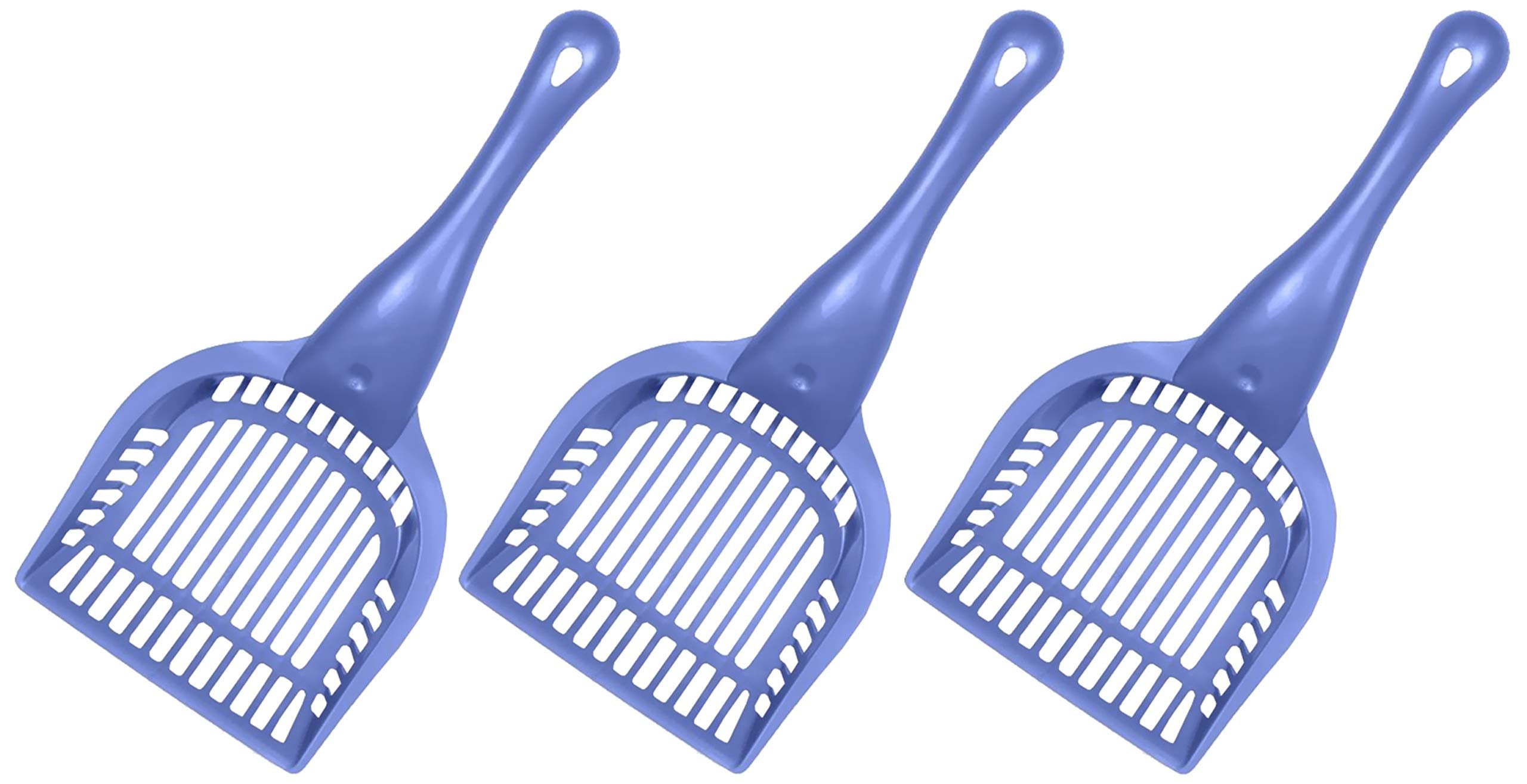 Plastic Long Handled Extra Giant Litter Scoop [Set Of 3]