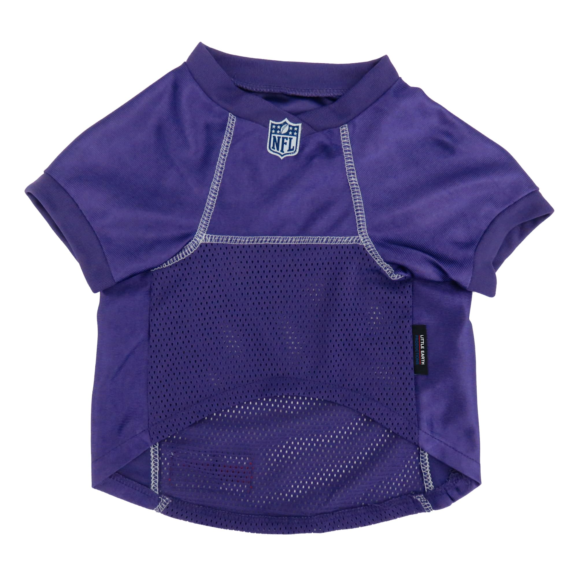 Littlearth Unisex-Adult Nfl Minnesota Vikings Basic Pet Jersey, Team Color, Large