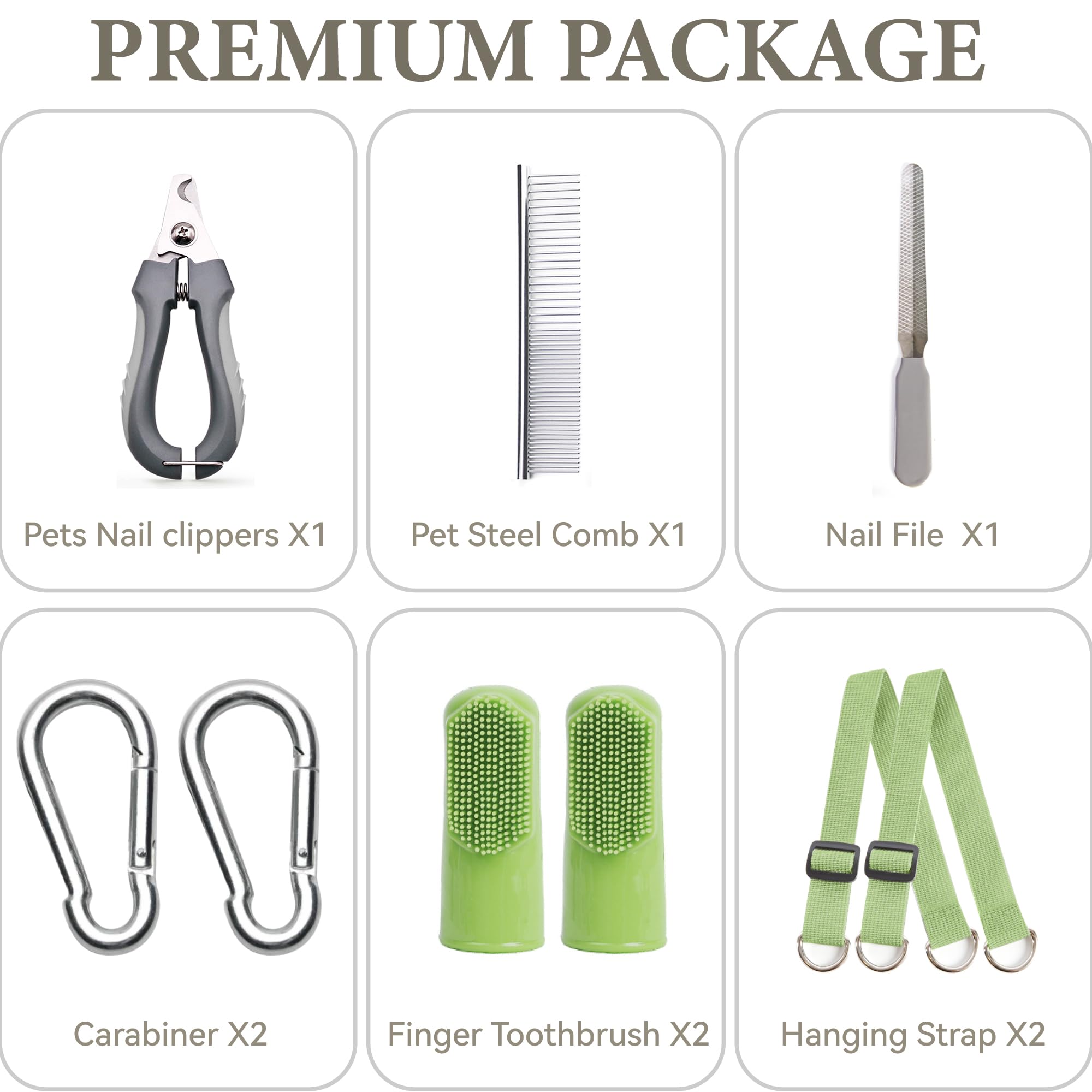 Loesuona Dog Grooming Hammock - for Dogs Cat Grooming Hammock,Dog Sling for Nail Trimming with Dog Nail Clippers for Small Dogs,