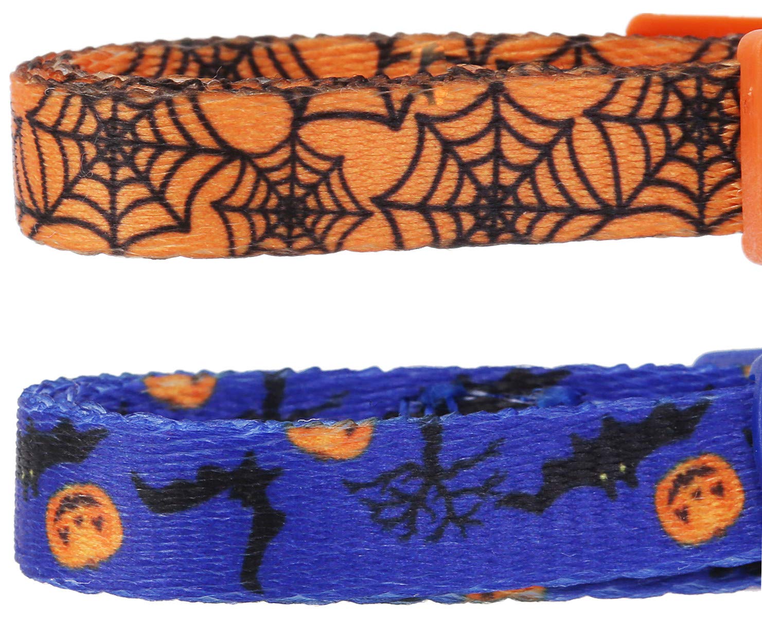 Halloween Cat Collar Set Of 2 Kitten Collars
