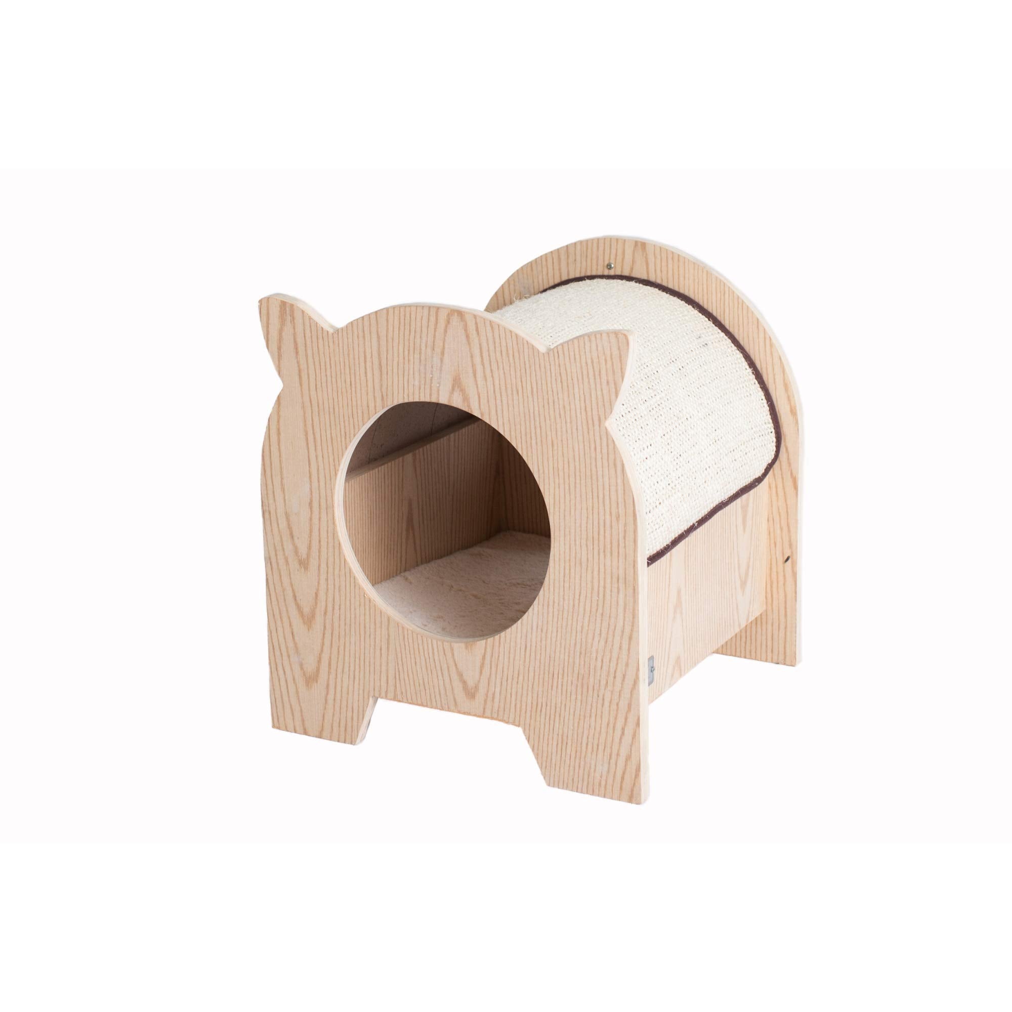 Armarkat Model S1203 Premium Wood Cat Hideaway, 15''(L) X 15''(W) X 16''(H)
