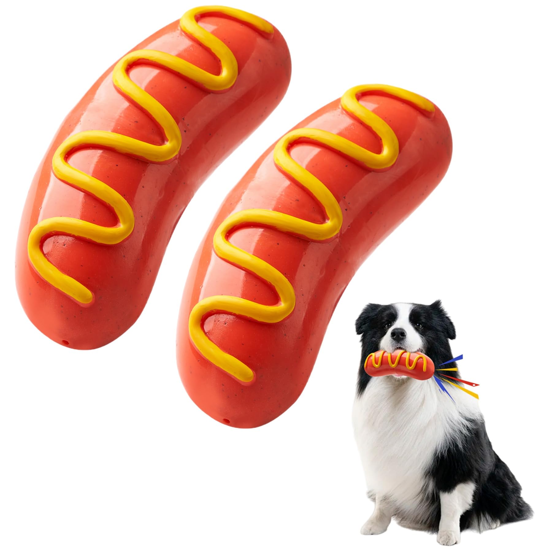 LiuMelinda Dog Chew Toys for Aggressive-Chewers - Indestructible Dog Toy for Aggressive Chewer(2-Pack)