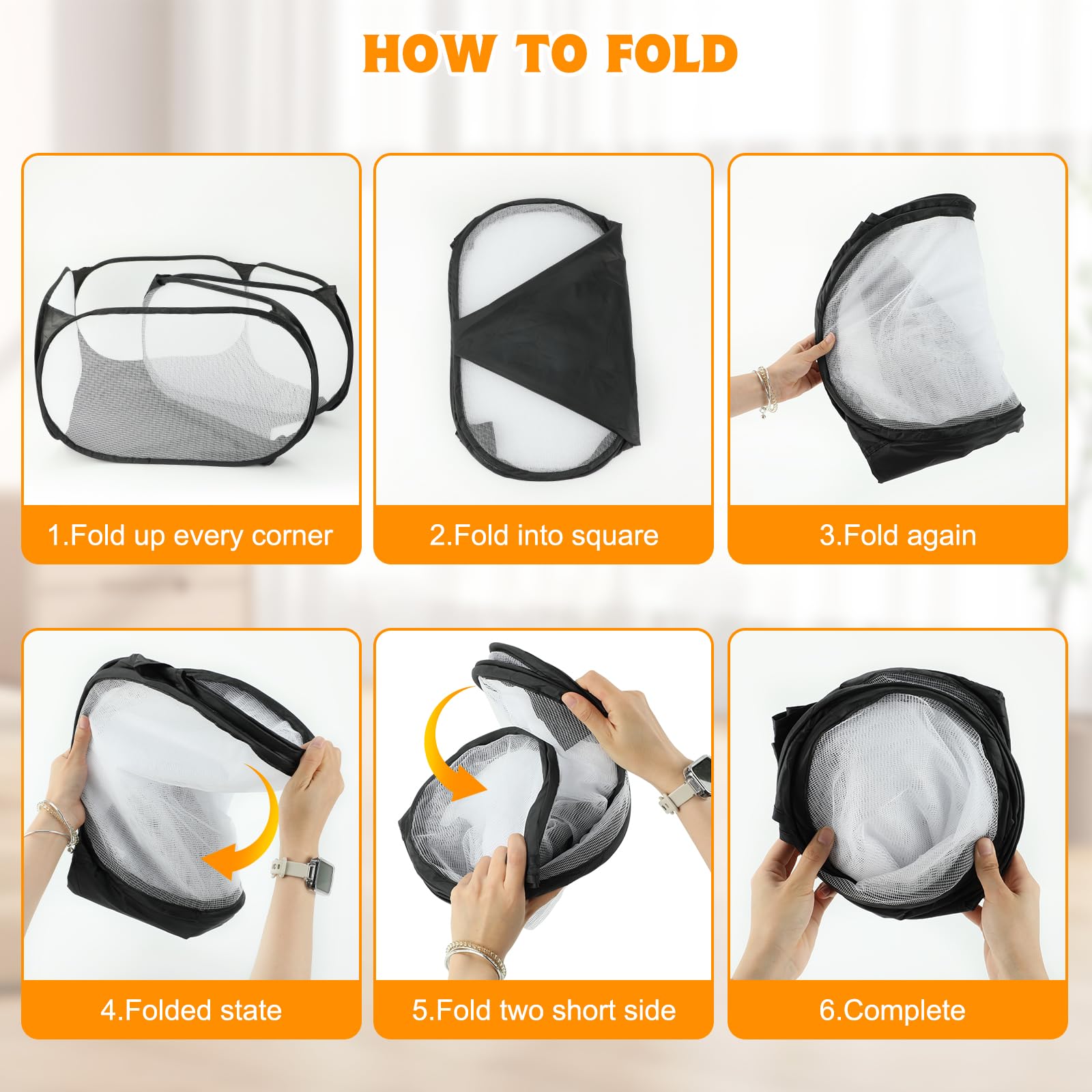 Rypet Guinea Pig Playpen - Breathable & Transparent Pet Playpen Pop Open Outdoor/Indoor Exercise Fence, Portable Yard Fence For