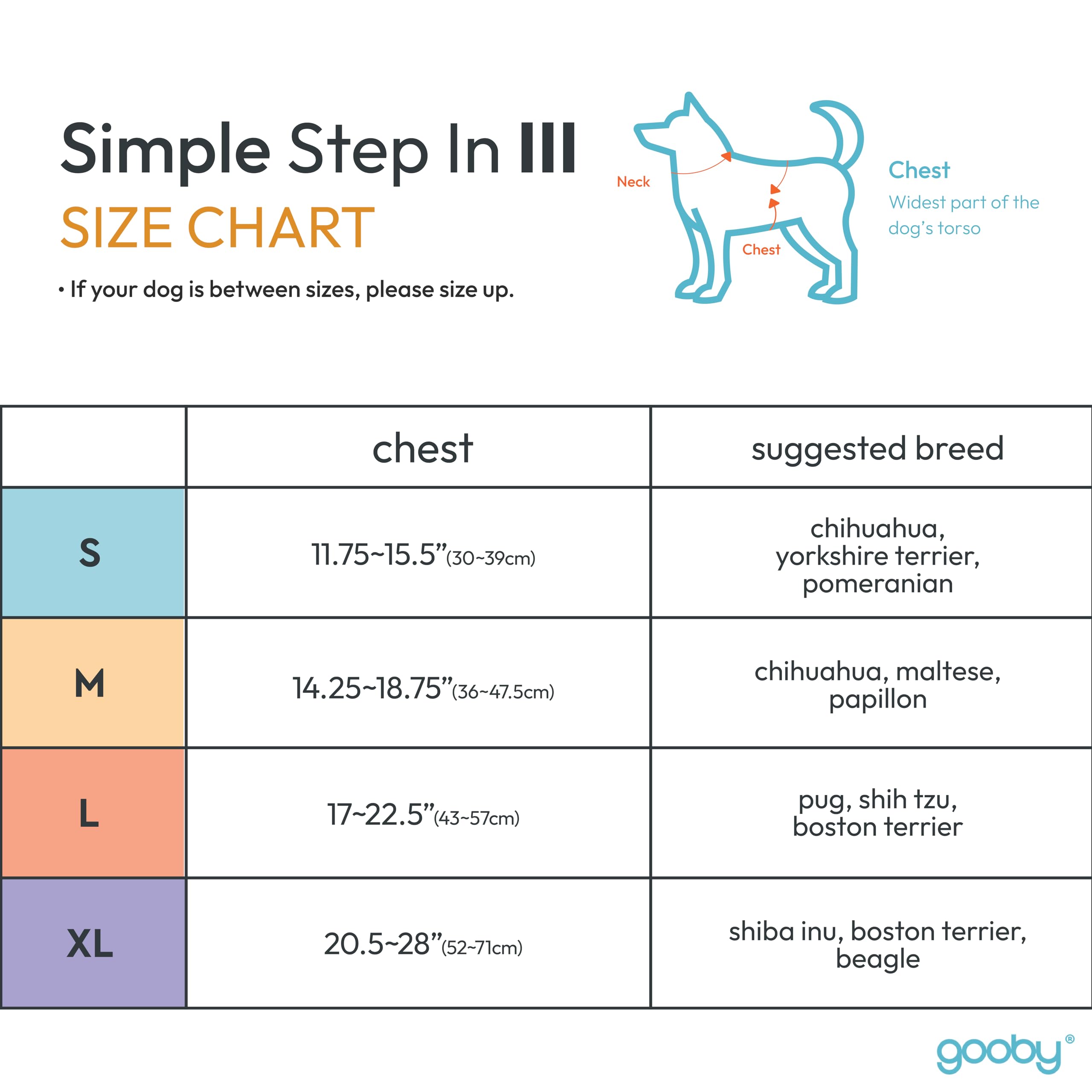 Gooby Simple Step in III Harness - Blue, Small - Small Dog Harness with Scratch Resistant Outer Vest - Soft Inner Mesh Harness f