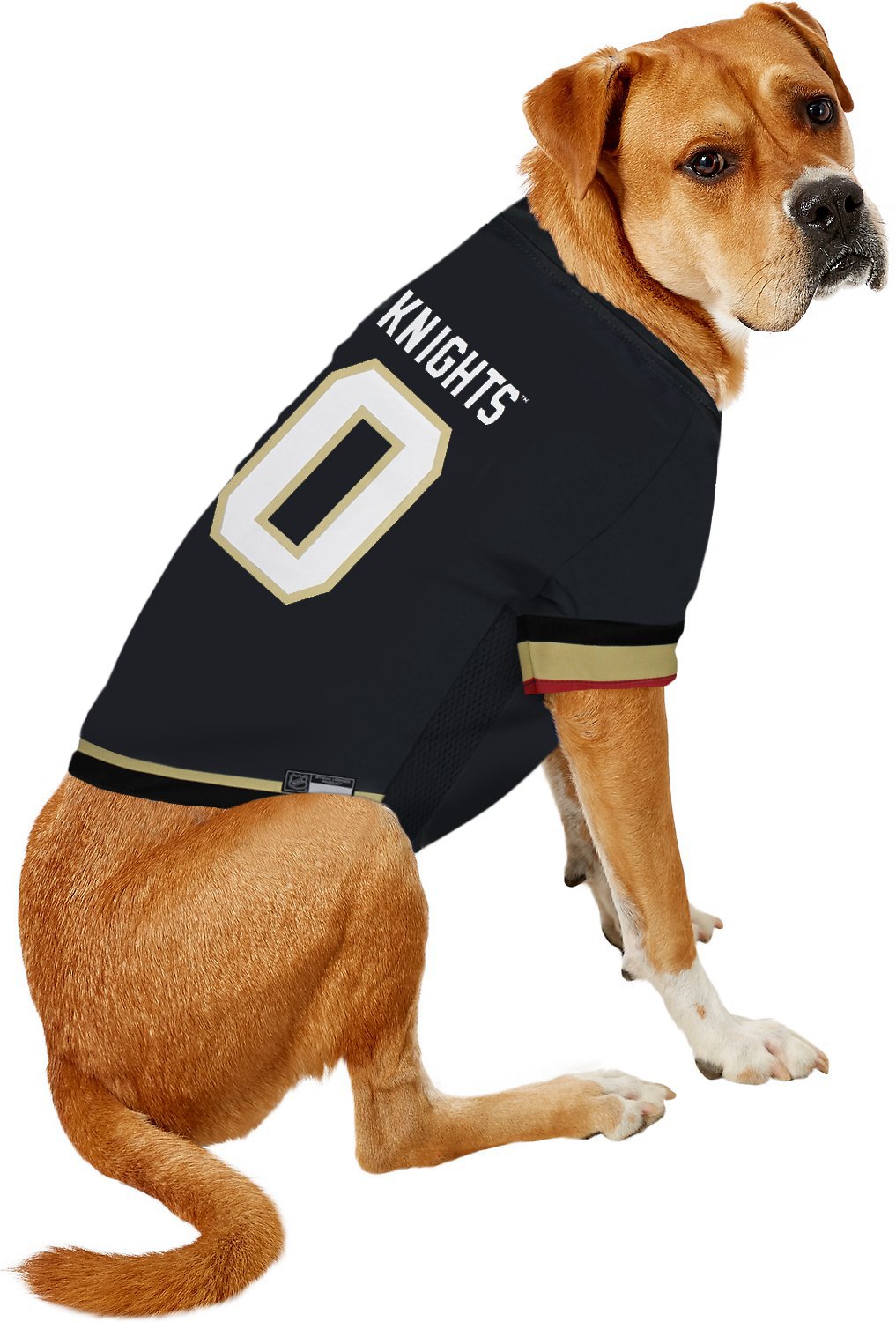 Pets First NHL Las Vegas Golden Knights Jersey for Dogs & Cats, Large. - Let Your Pet Be A Real NHL Fan!