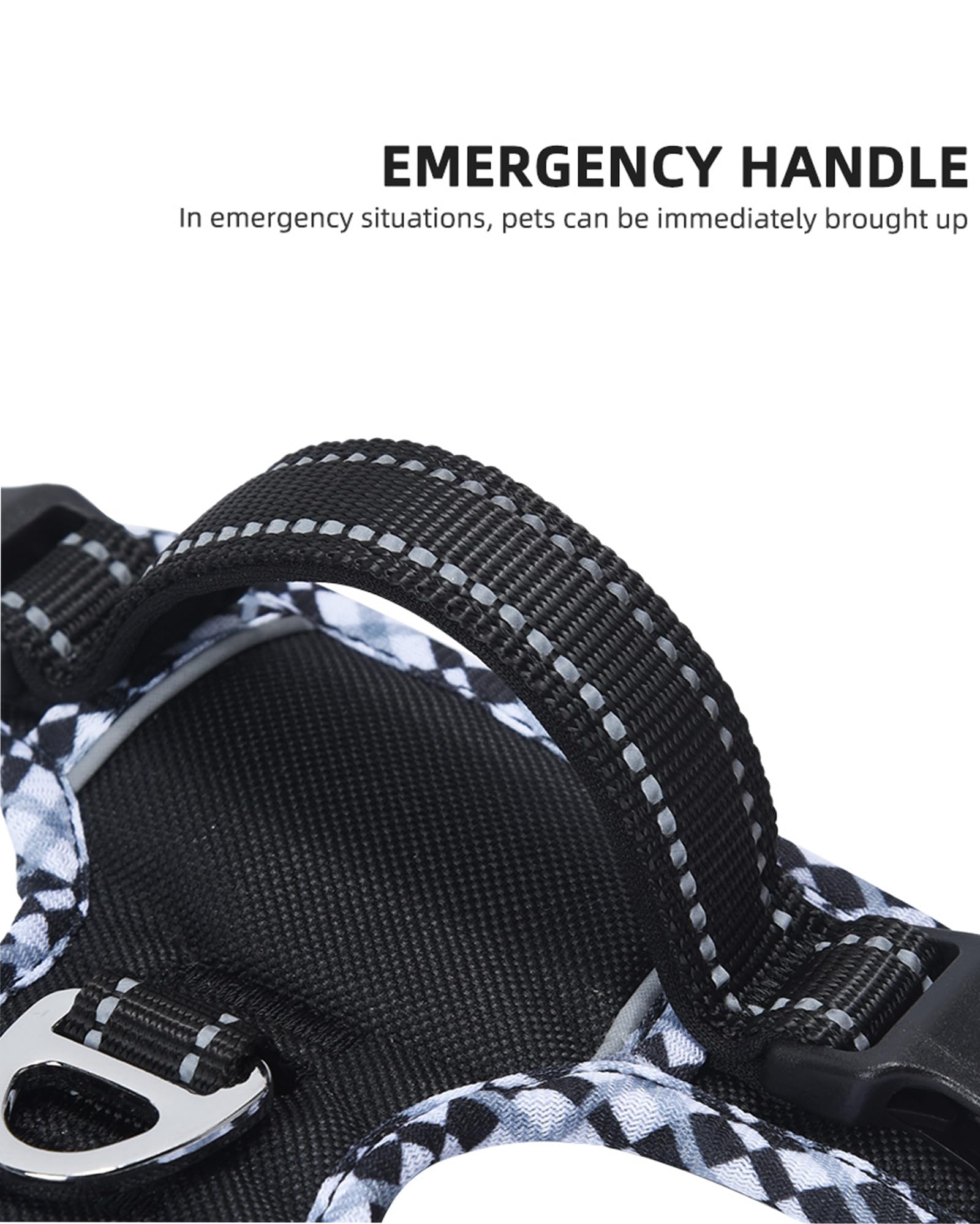 Petank Dog Harness Large Sized Dog, Puppy Harness Large Size Dog For Dog Training Walking, No Pull Dog Harness For Large Dogs, L