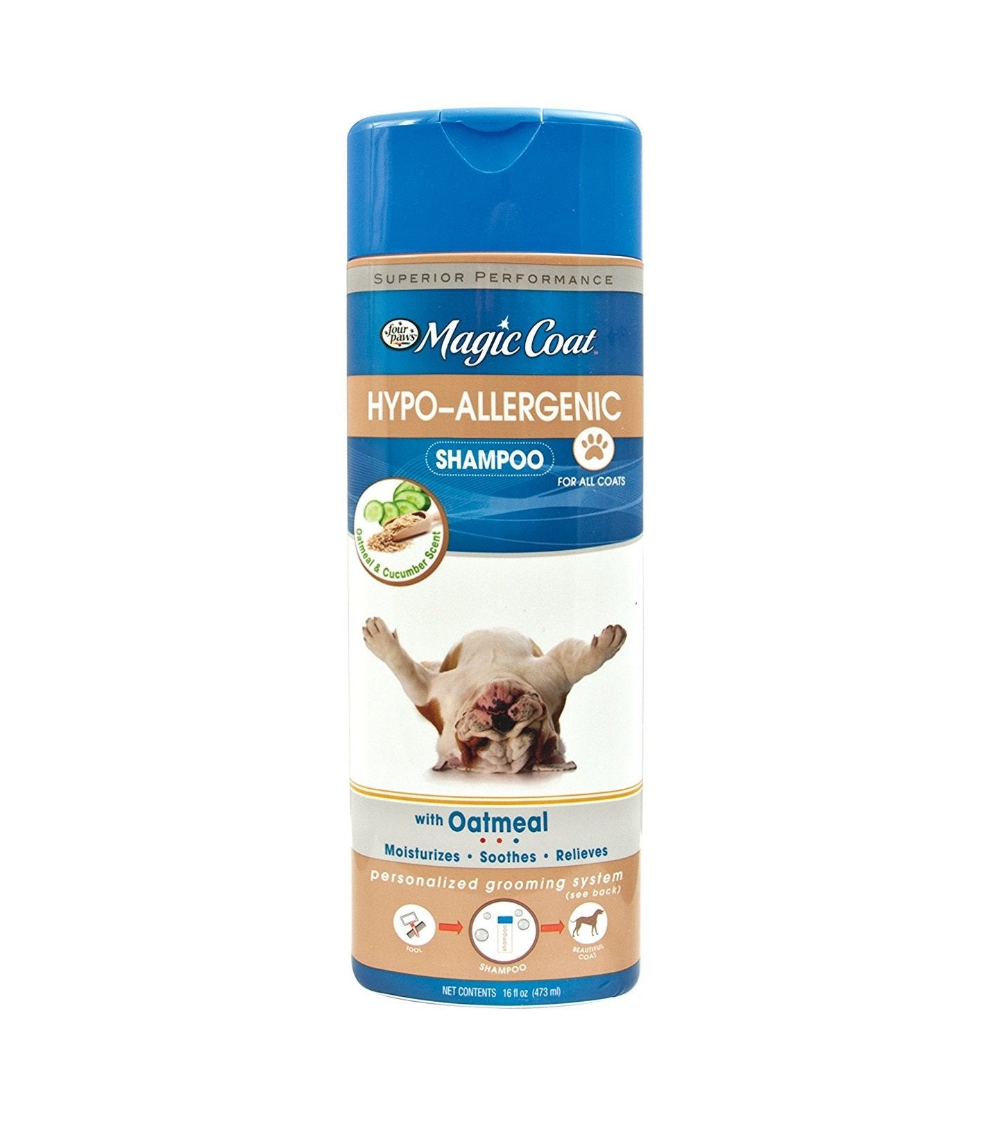 Four Paws Magic Coat Hypo-Allergenic Dog Shampoo Hypoallergenic Shampoo 16 Ounces (1 Count)
