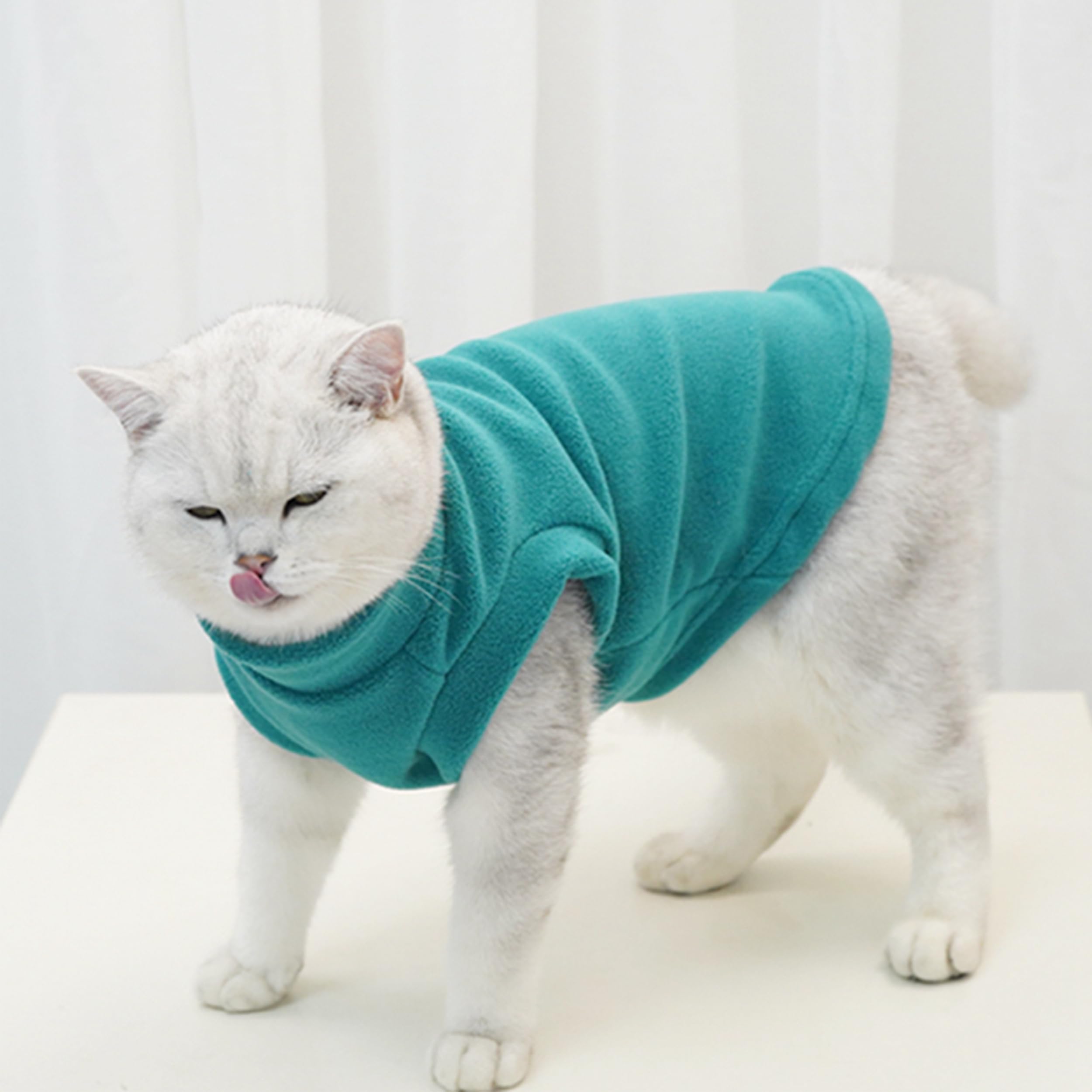 PUMYPOREITY Dog Sweater, Pullover Dog Fleece Vest, Medium Dog Sweater, Soft Dog Winter Coat, Cold Weather Pet Sweater for Dogs a