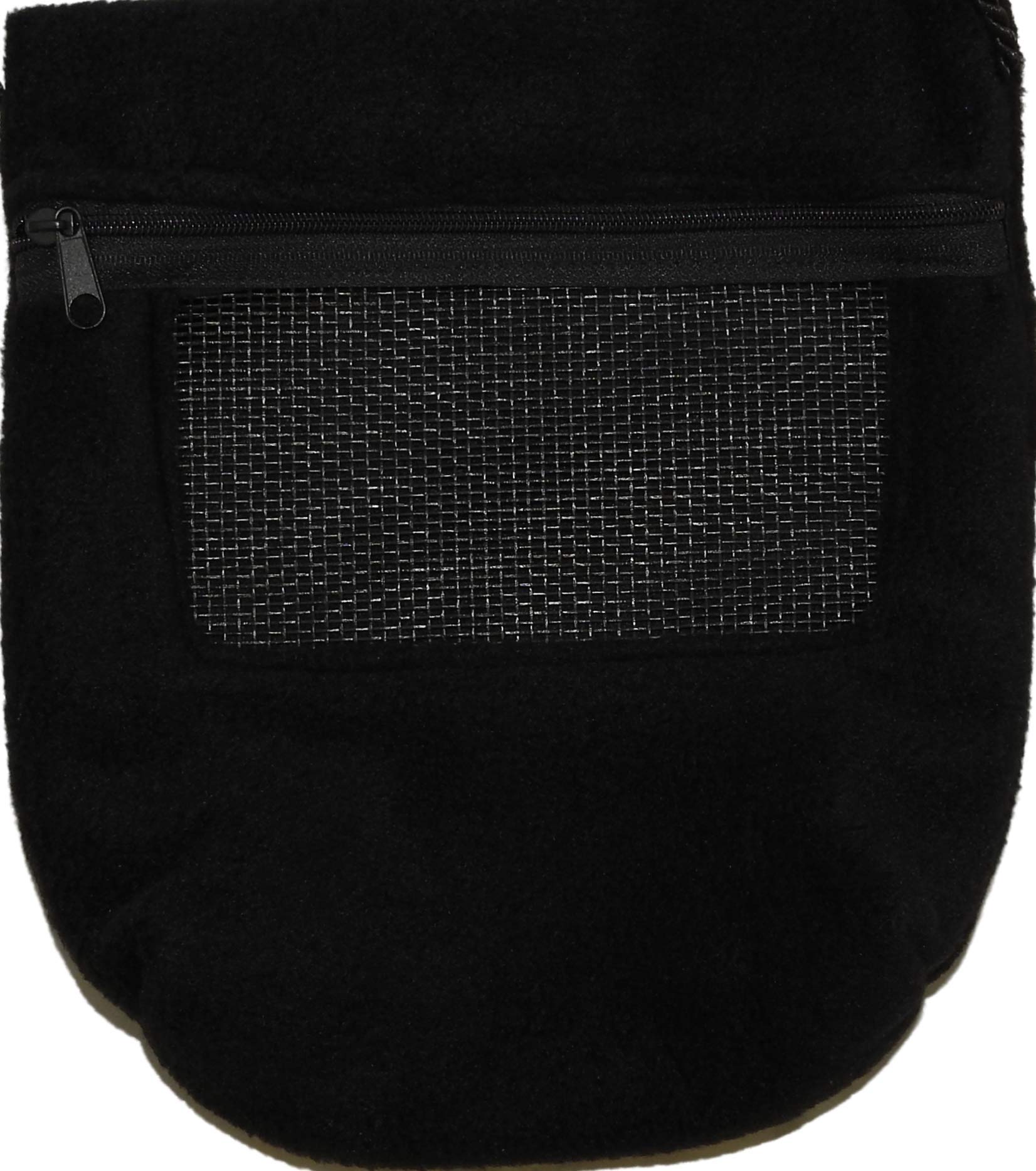 Bonding Carry Pouch For Sugar Gliders And Other Small Pets (Black)