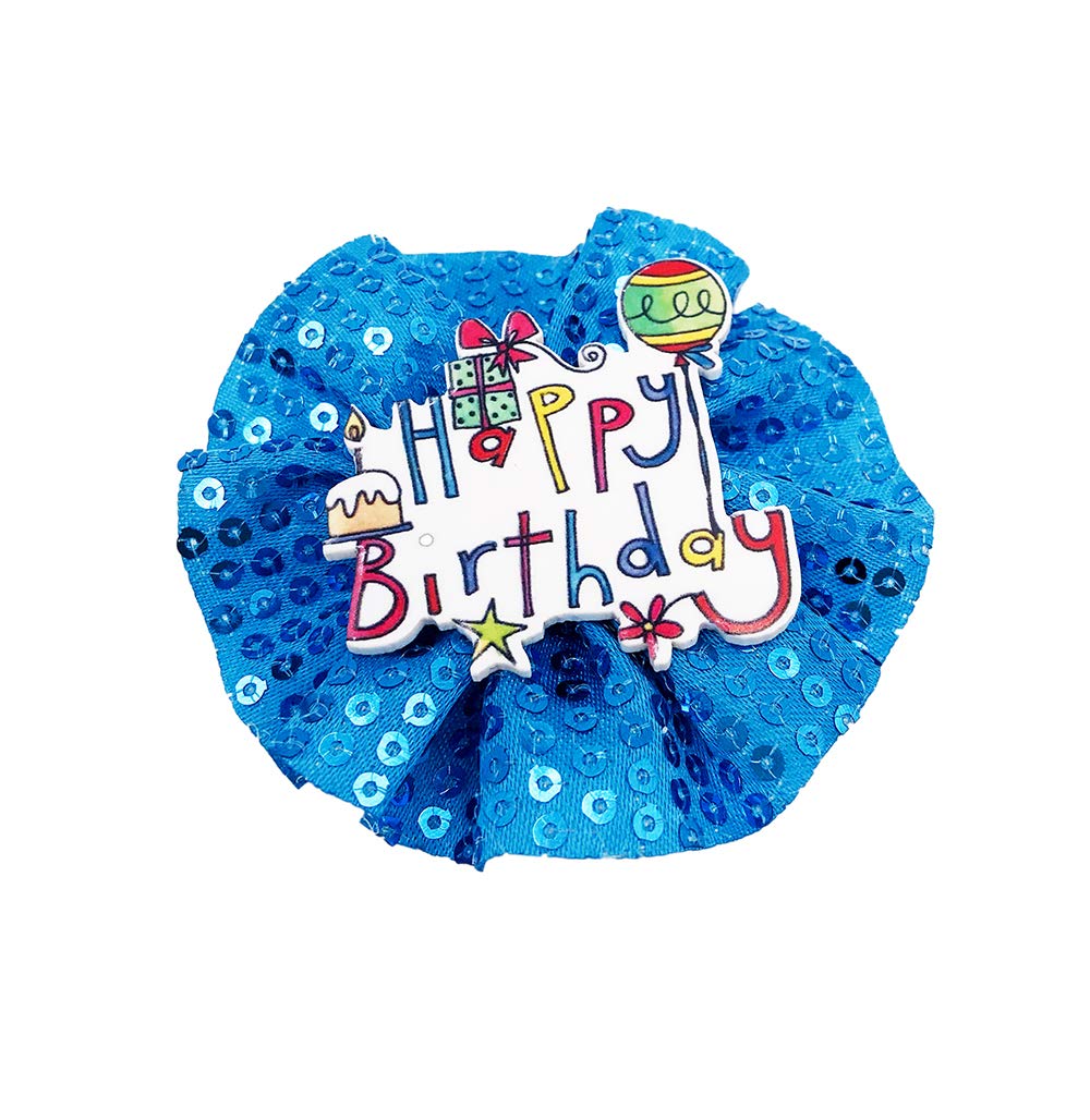 Pet Show Blue Crown Dog Birthday Party Hat With Bandana And Collar Bows Charms Costume Set Reusable Birthday Party Headband Puppies Cat Kitten Hats With 0-9 Figures Charms Grooming Accessories
