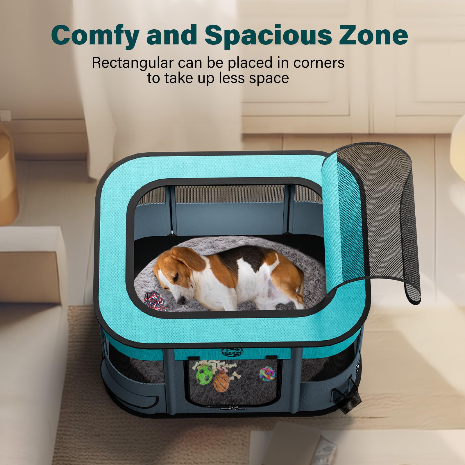 Puppy Playpen Cat Dog Crate: Play Pen Indoors Pet Playpens Portable Foldable Cage Kennel House For Medium Small Medium Kitten Ra