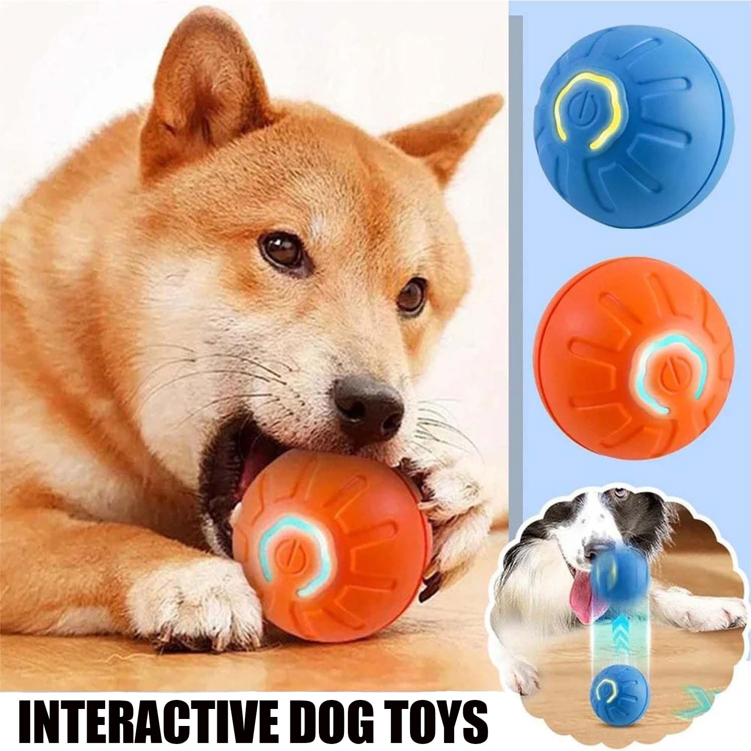GSHLGAO Smart Jumping Ball for Dogs,Smart Jumping Ball Dog Toy,Shaky Balls Toy for Dogs,Vibrating D og Balls,Bouncing B All for