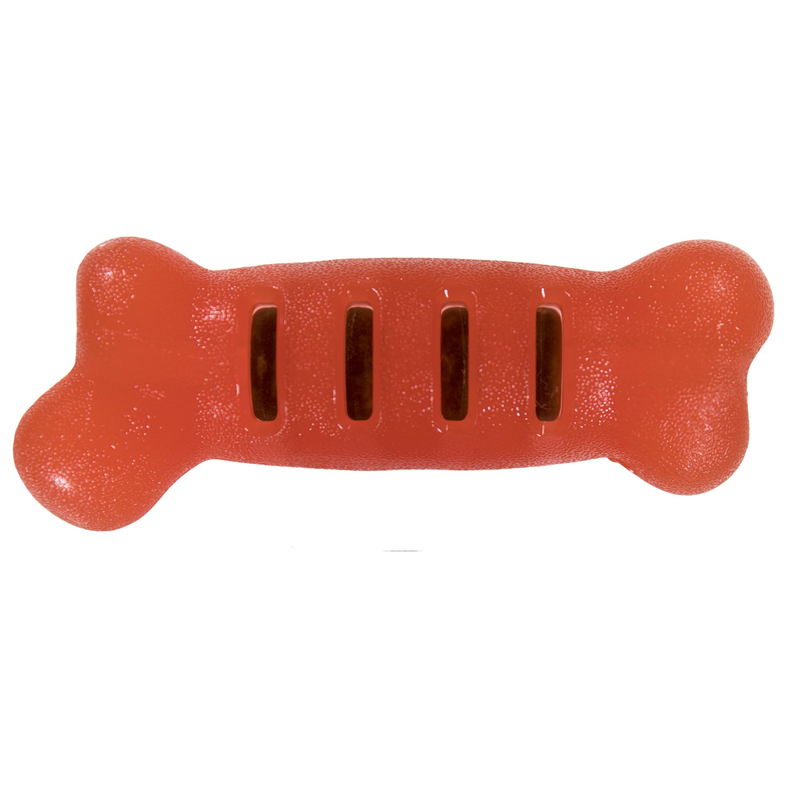Starmark Treat Ringer FlexGrip Bone Large,Red