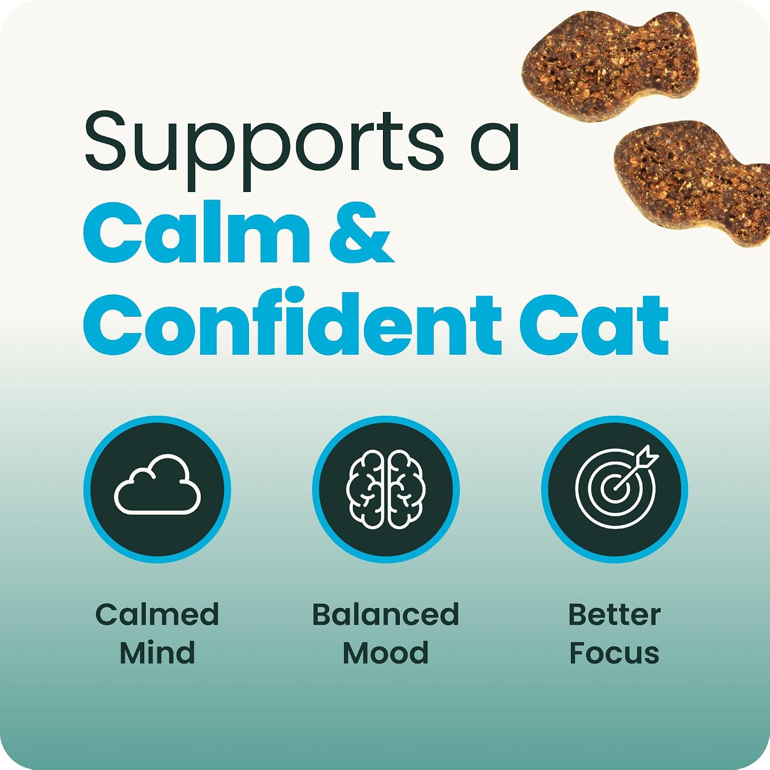 VetriScience Composure, Calming Formula for Cats, 30 Bite-Sized Chews