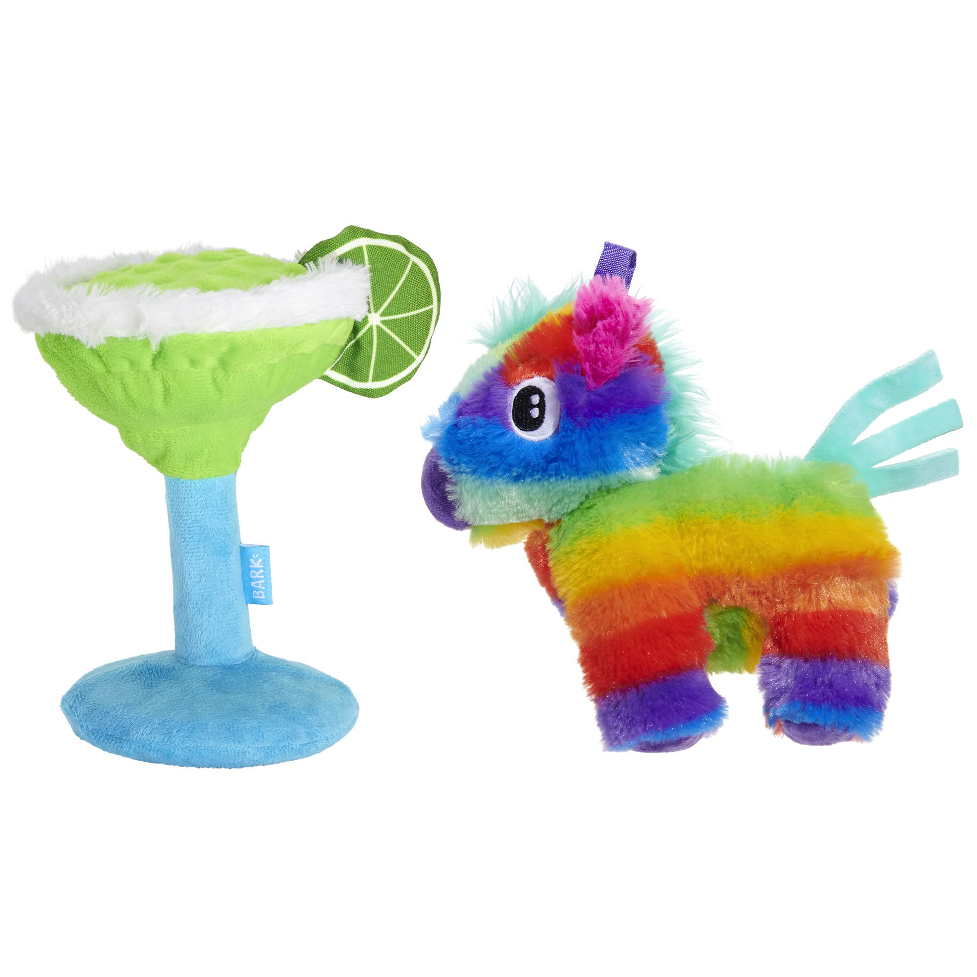 Barkbox Fiesta Party Bundle - Squeaky Dog Toys - Plush Chew Toys - Puppy And Pet Toys For Small Dogs - Full O Fluff Pinata & Muy