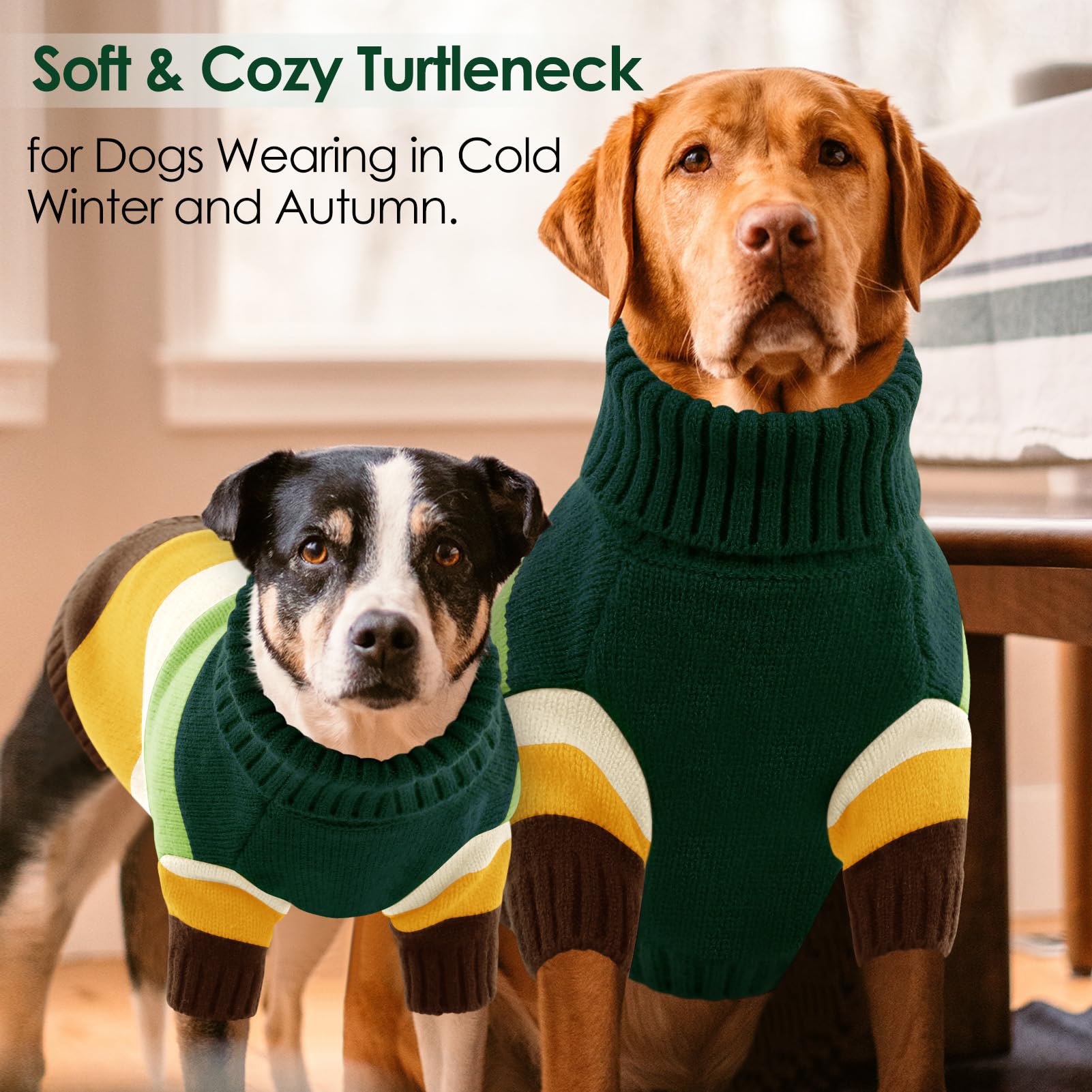 AOFITEE Small Dog Sweater, XS for Girls Boys, Stretchy Turtleneck for Small Dogs, Warm XSmall Fall Sweatwer, Doggie Sweaters for