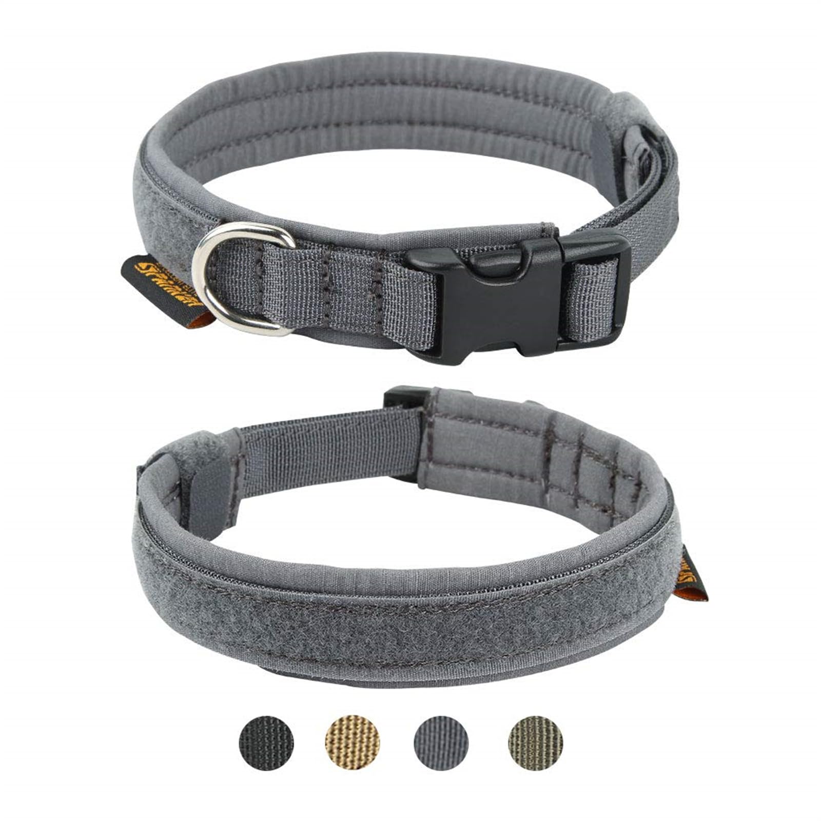EXCELLENT ELITE SPANKER Puppy Dog Collar Nylon Adjustable Dog Collar for Small Dogs Pet Soft Padded Dog Collar (S Size-Adjustabl
