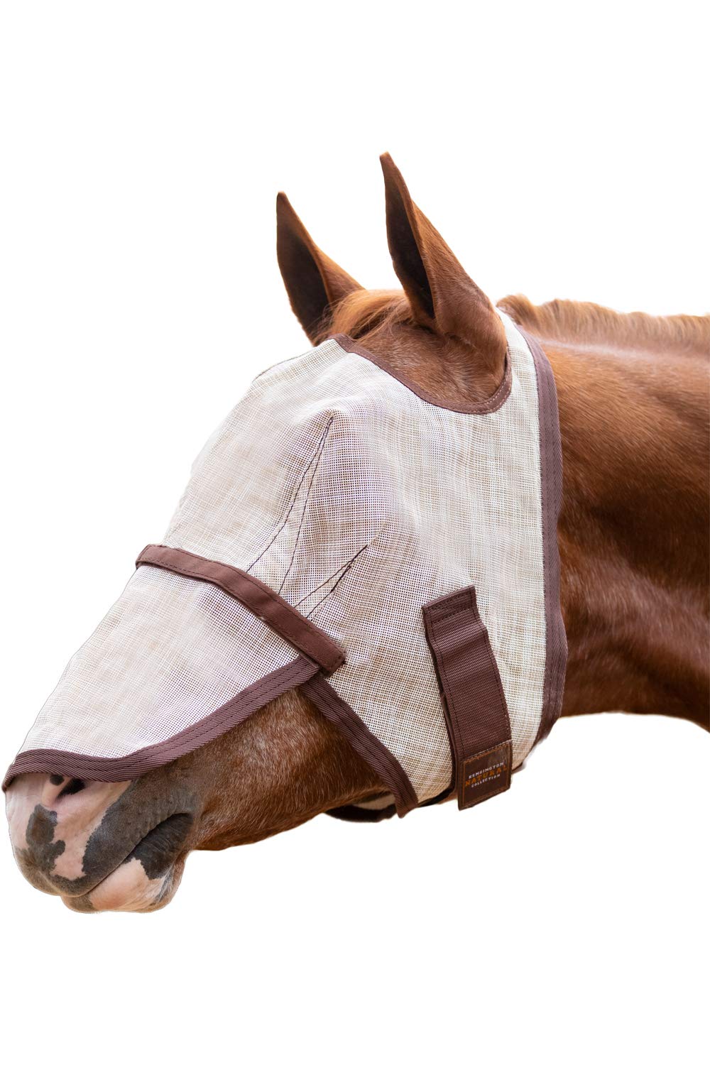 Kensington Signature Fly Mask w/Removable Nose (M-Small Horse, 500 - Desert Sand)
