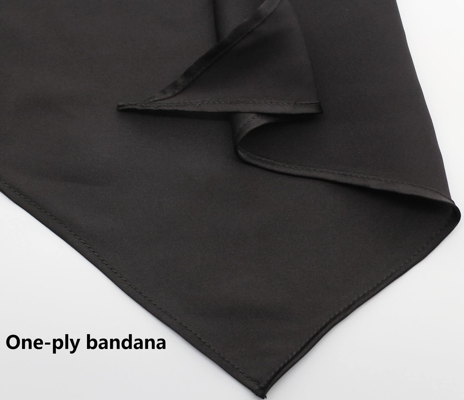 Eechicspace Blank Dog Bandana Black Polyester For Small Dogs