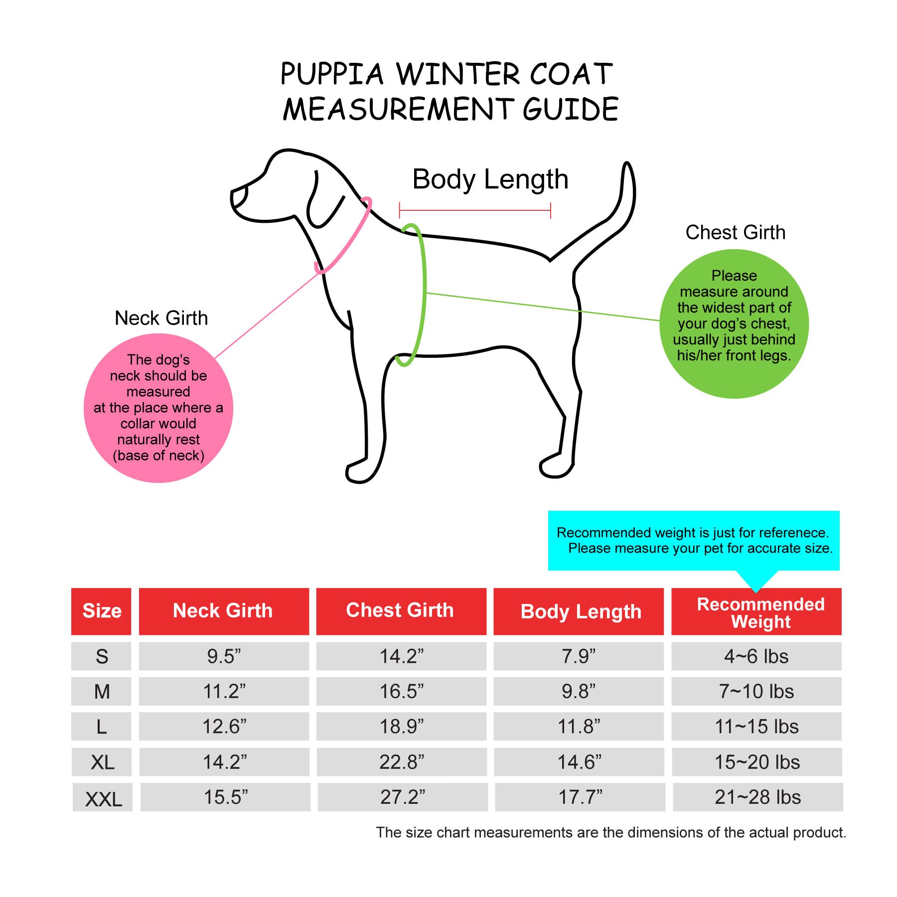 Puppia Alyssa Winter Dog Coat With Integrated Harness No Pull Cold Weather Waterproof Warm Fleece Back Zipper For Small & Medium