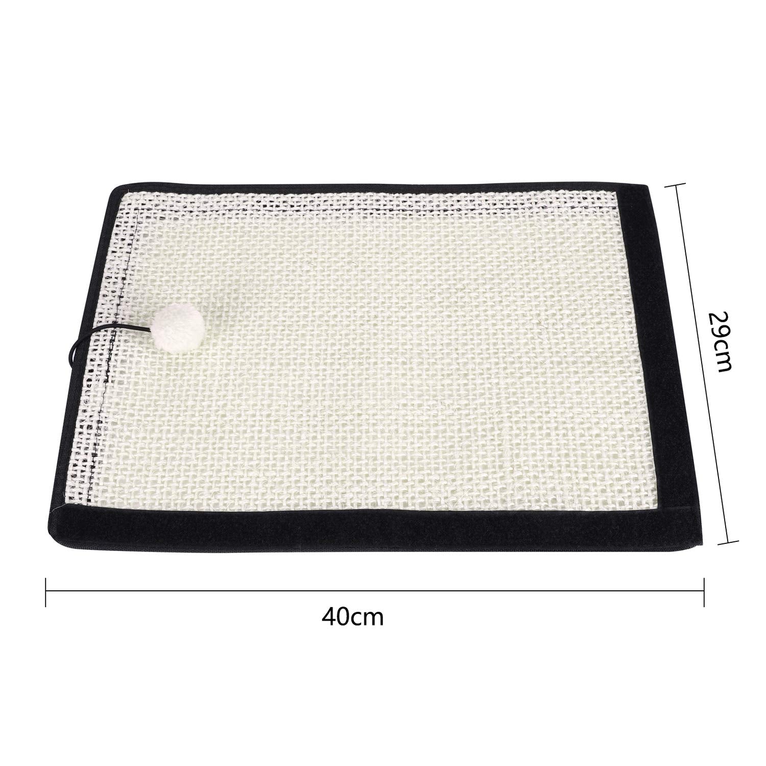 Haozaikeji Cat Scratcher Mat Sofa Protector Natural Sisal Cat Scratching Mat Cat Scratch Couch Cover Heavy Duty Couch Guard Easy Installation Scratch Pad For Grinding Claws Protecting Furniture