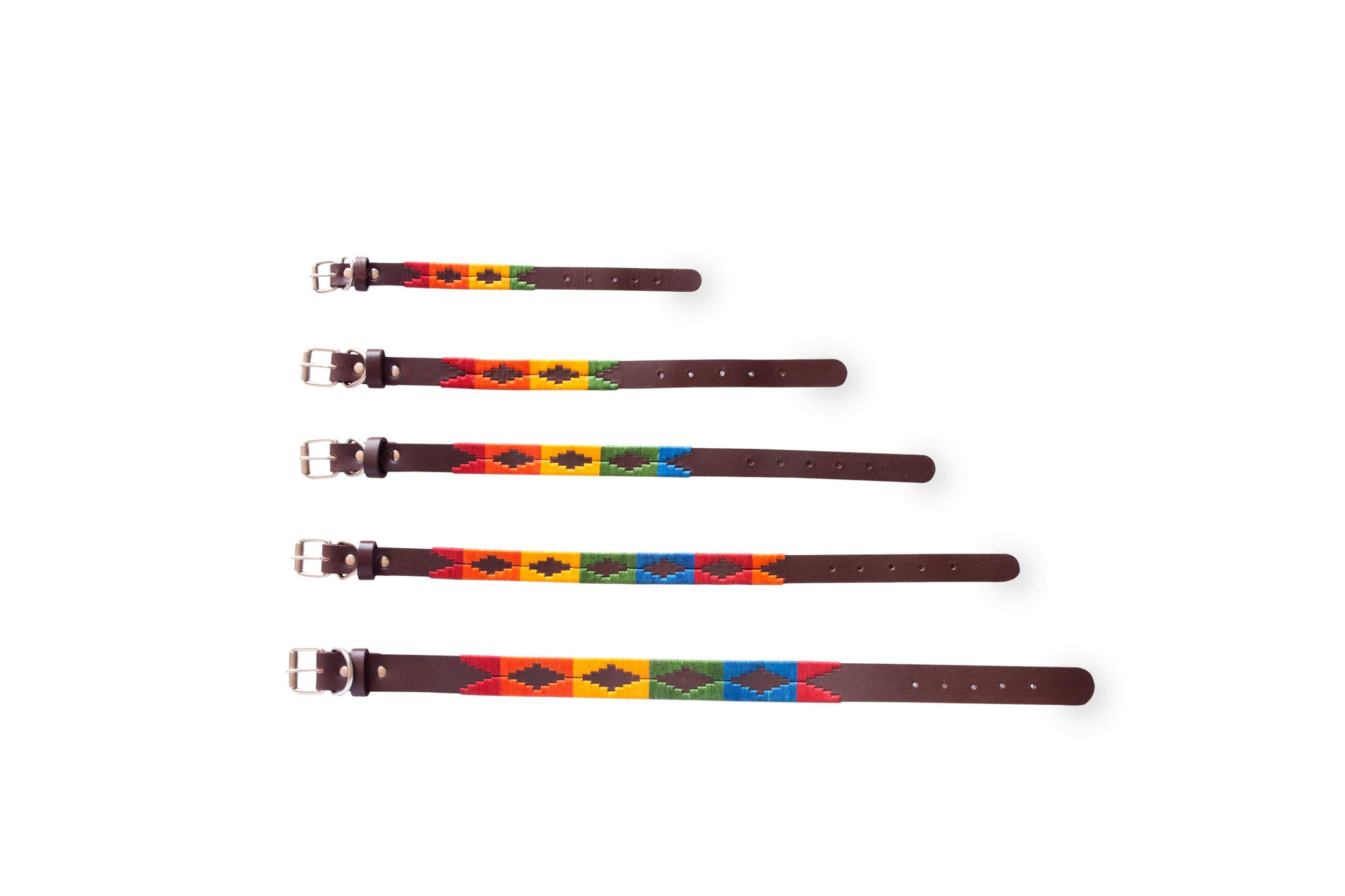 Gaucho Goods Premium Soft Leather Dog Collar (M, Woodstock)