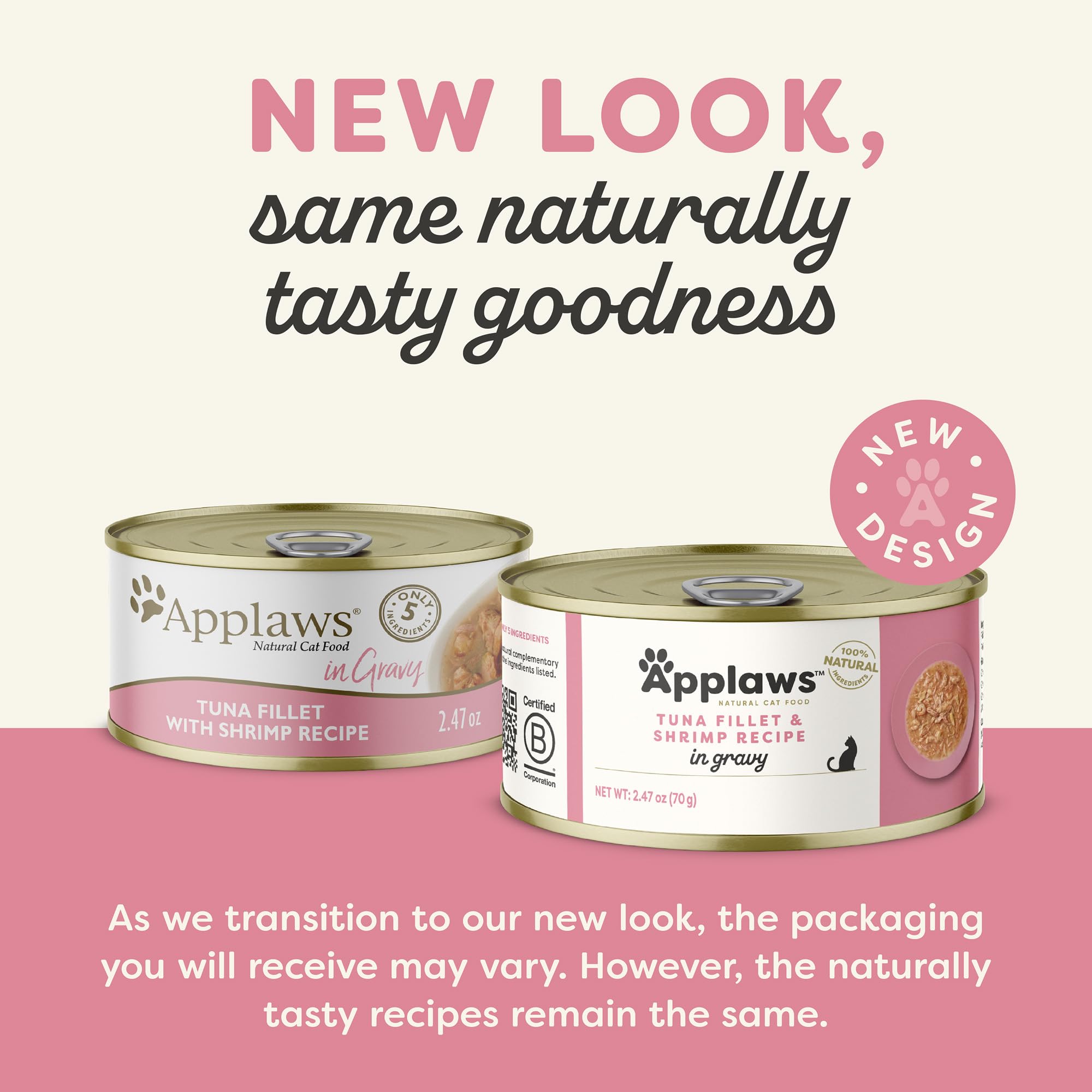 Applaws Natural Wet Cat Food, Made with Limited and Natural Ingredients, High Protein with No Artificial Additives or Fillers, T