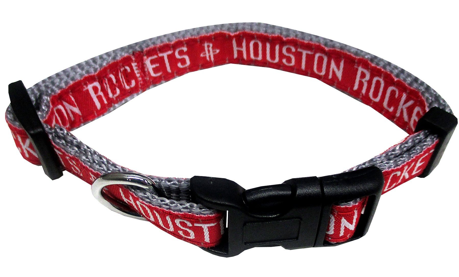 Nba Houston Rockets Dog Collar, Size Large. Best Pet Collar For All Sports Fans