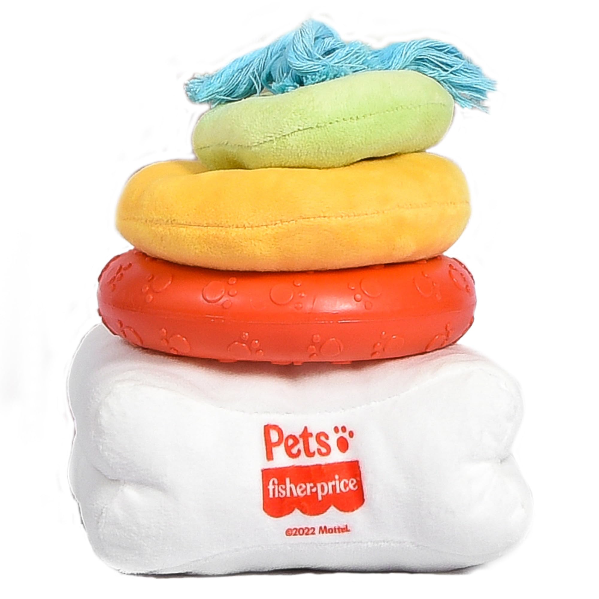 Fisher-Price for Pets Attack-A-Stack Chase & Toss Toy | Ring Stack Toy for Dogs, Multifunctional Toys, Developmental Toys for Do