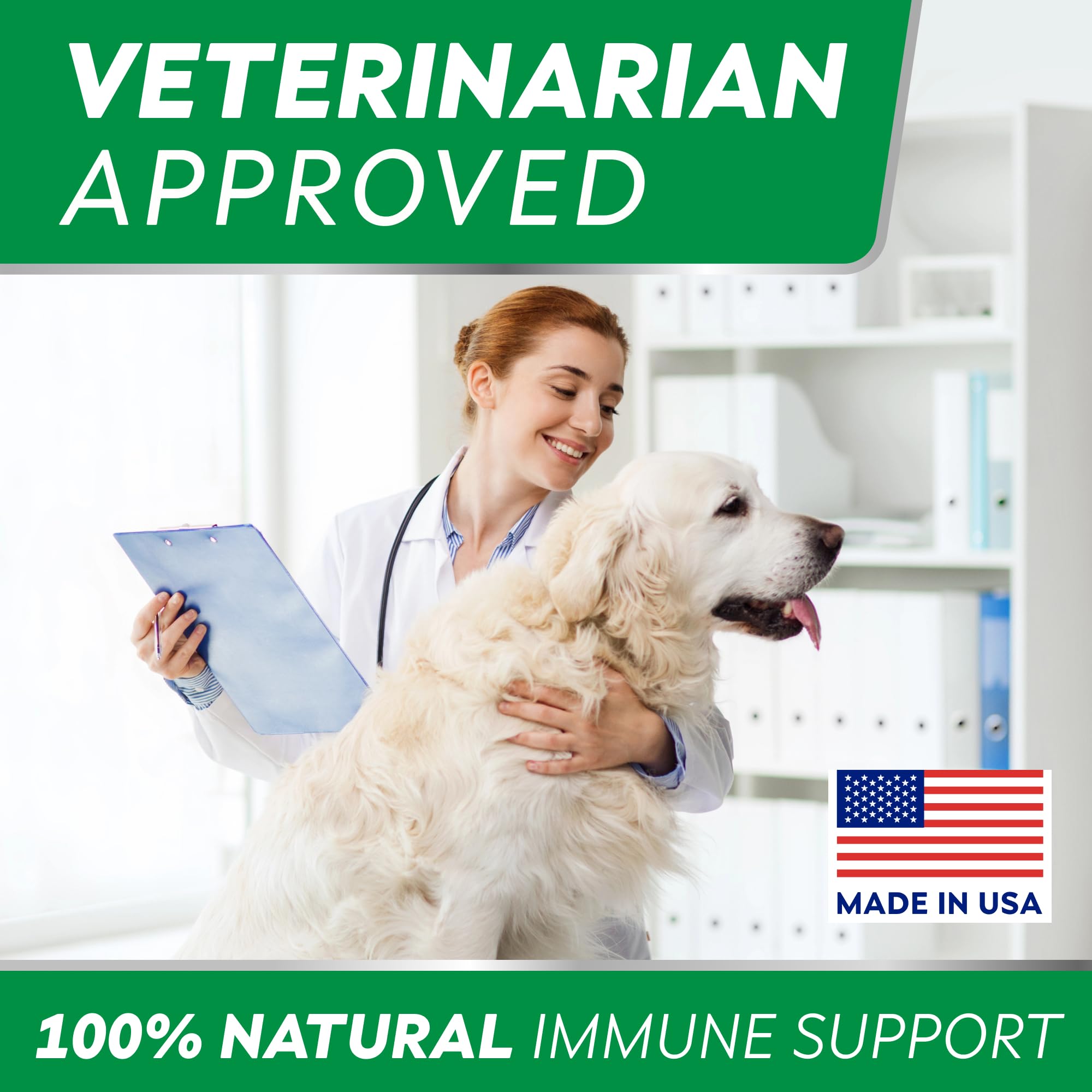 StrellaLab Dog Allergy Relief & Anti Itch Support Chews w/Omega 3: Real Ingredients, Real Taste! Skin & Coat Immune Supplement w