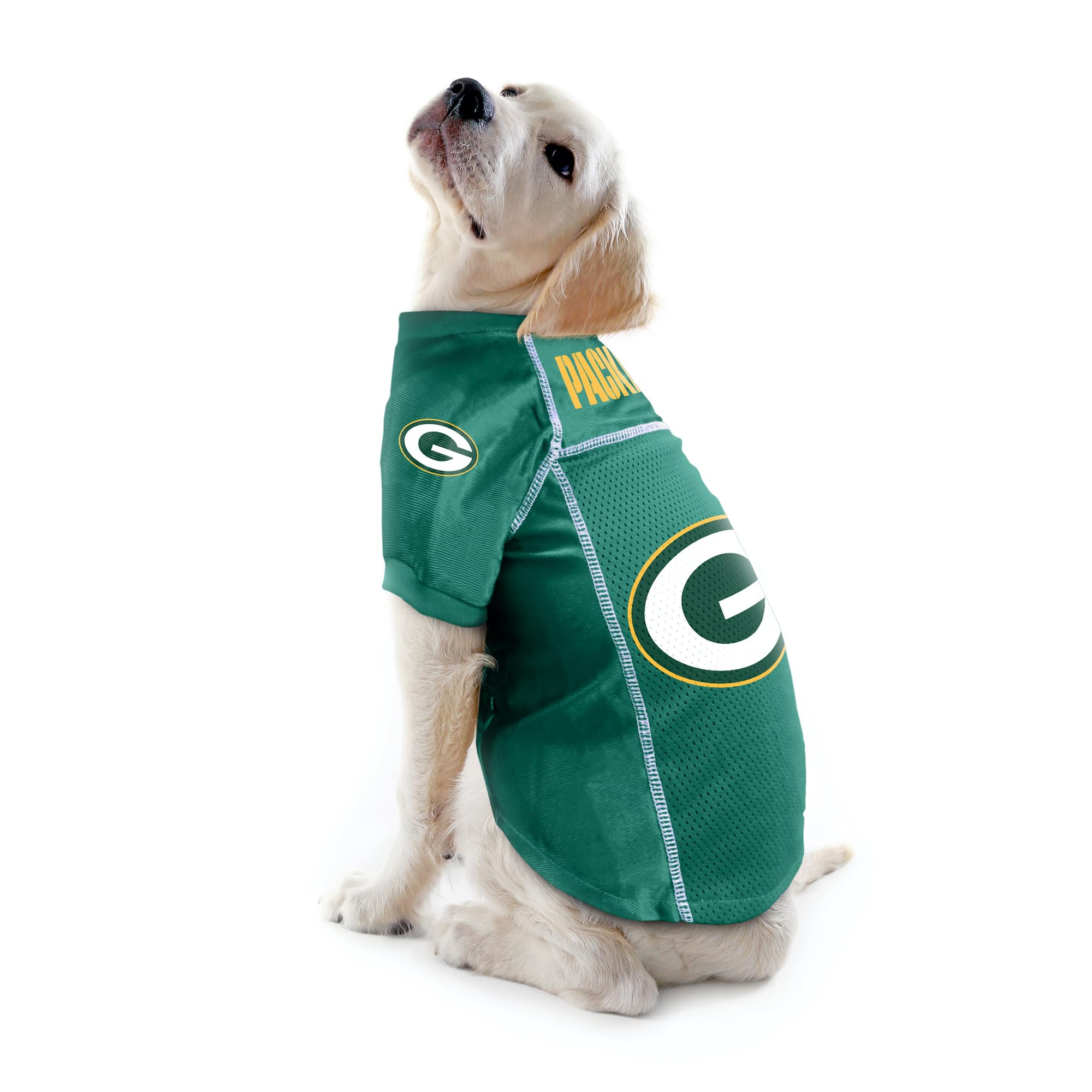 Littlearth Unisex-Adult Nfl Green Bay Packers Basic Pet Jersey, Team Color, Medium