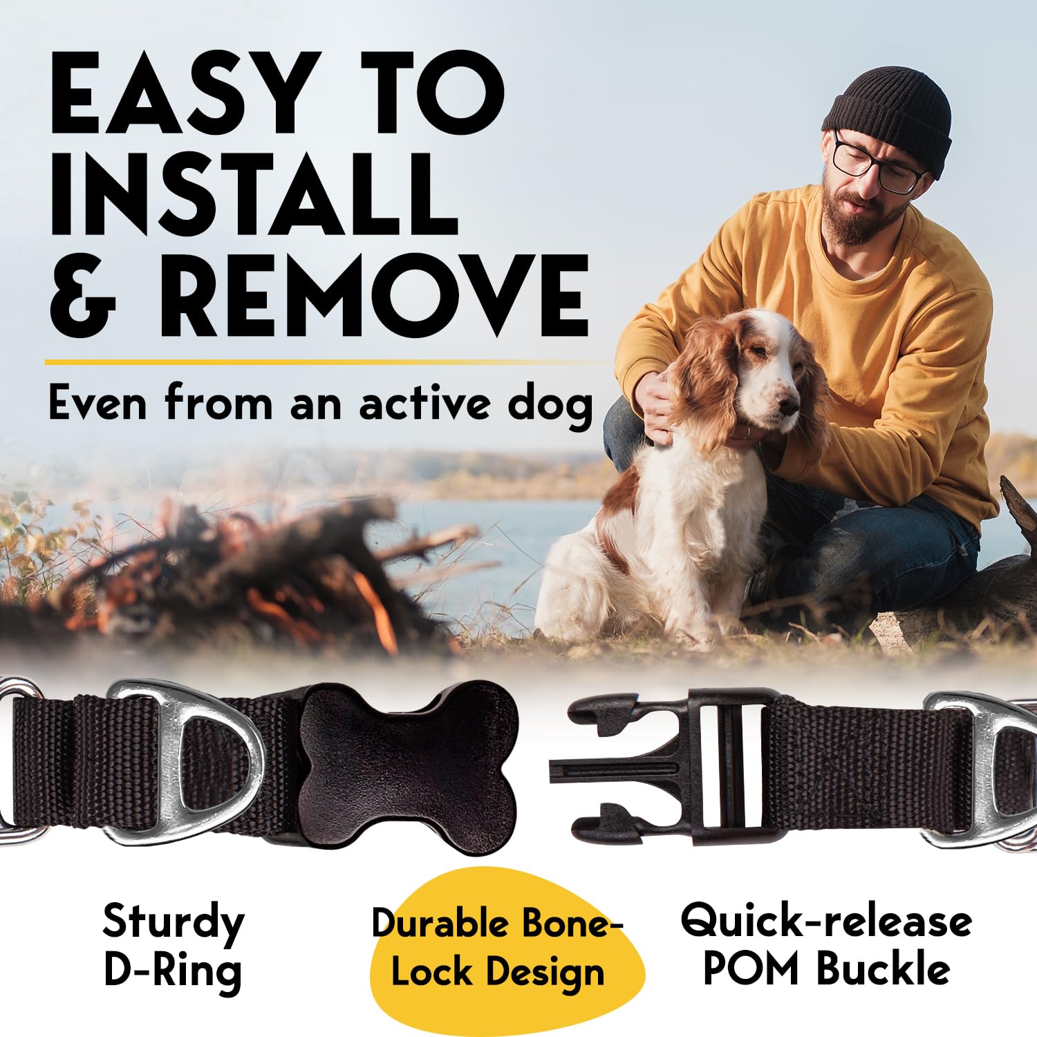 Petjett Choke Collar For Dogs Training Collar Adjustable Prong Collar For Dog Quick Release Pinch Collar For Dog For Small Mediu